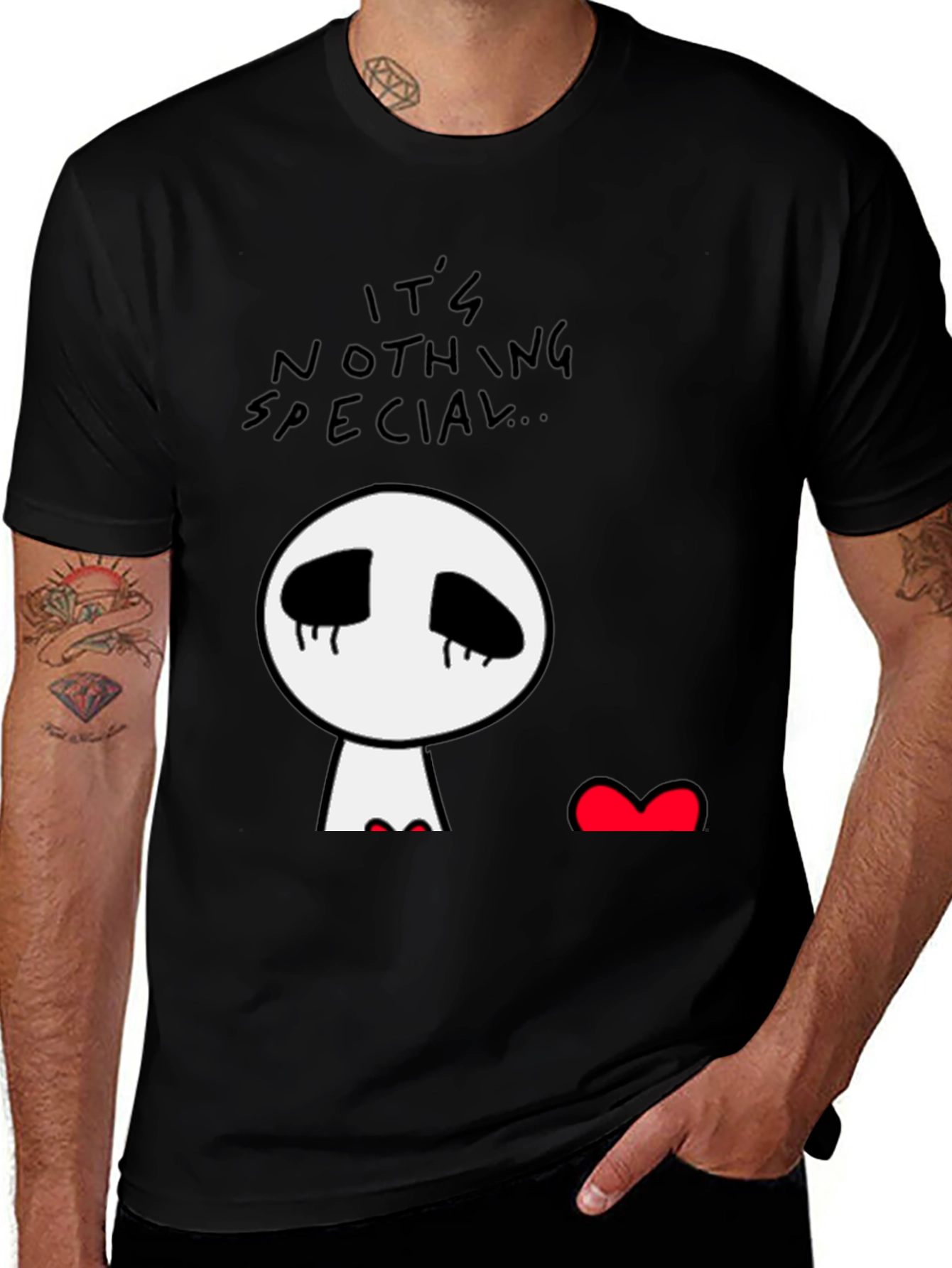 Variant 12 of Emo Cartoon T-Shirt: It's Nothing Special...