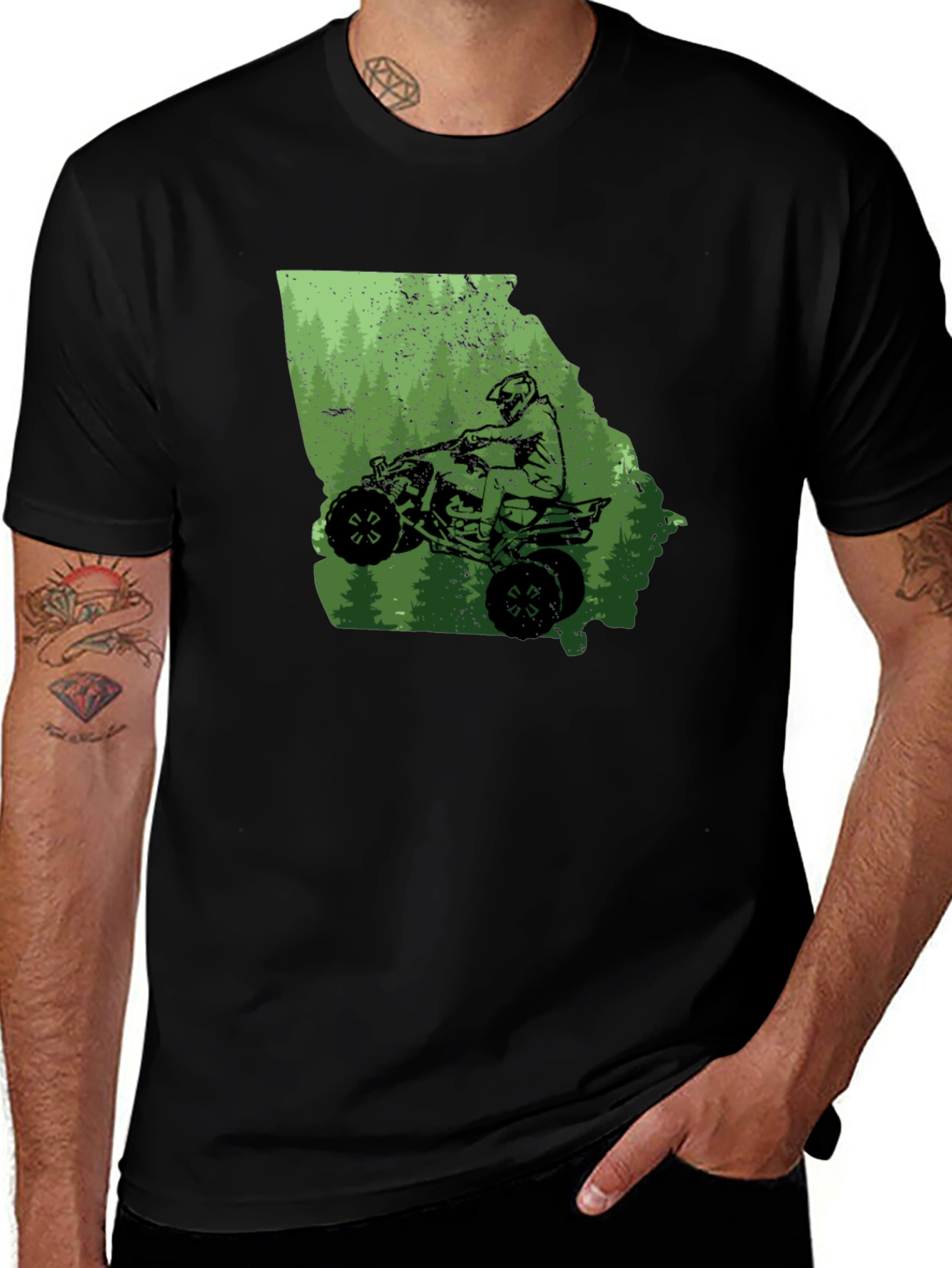 Georgia ATV Adventure T-Shirt - Black