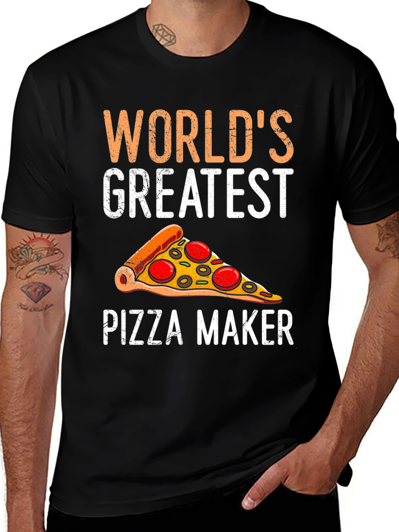 Variant 6 of World's Greatest Pizza Maker T-Shirt