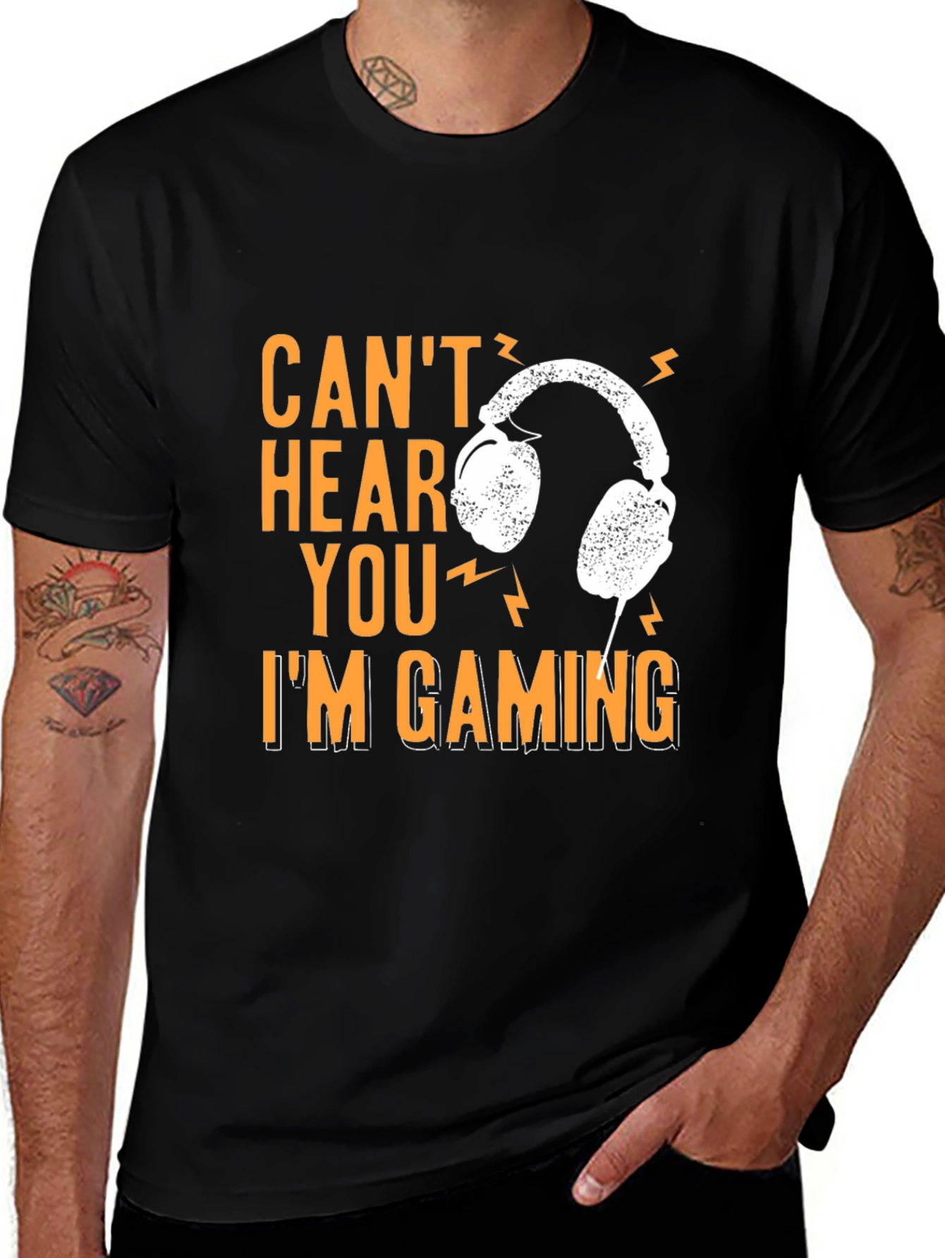 Variant 13 of Can't Hear You I'm Gaming T-Shirt