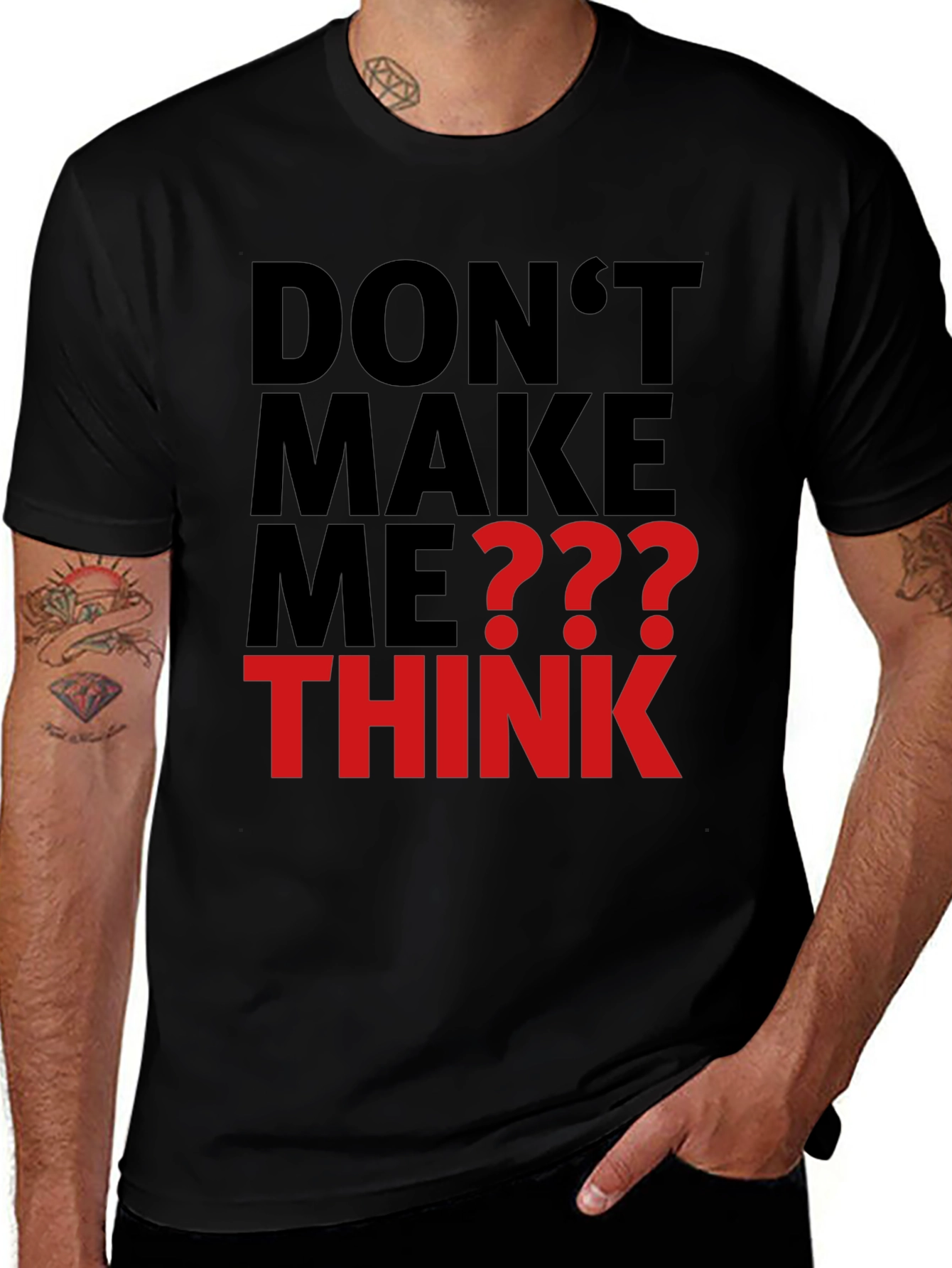 Variant 6 of Don't Make Me Think Graphic Tee