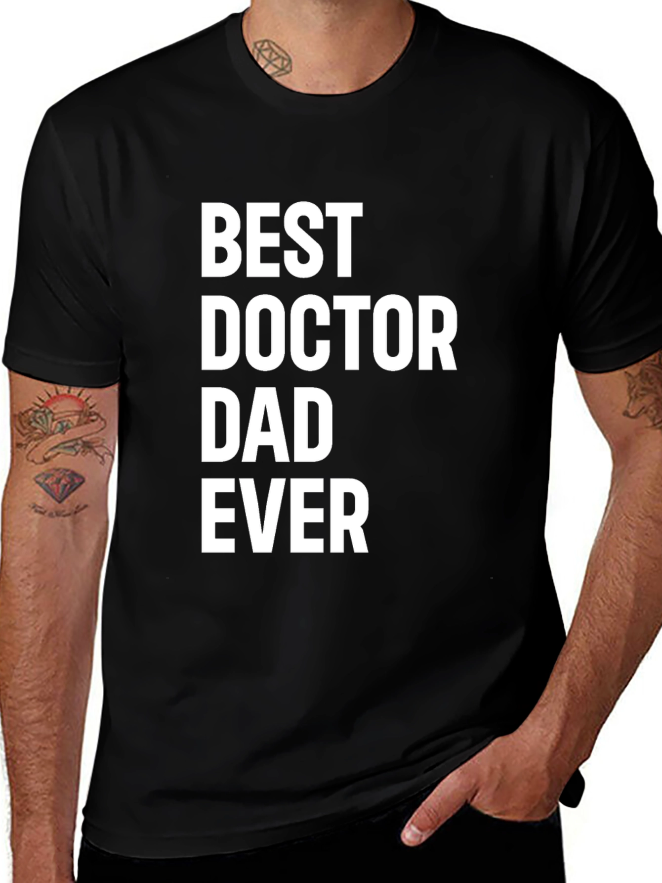 Variant 16 of Best Doctor Dad Ever Graphic Tee
