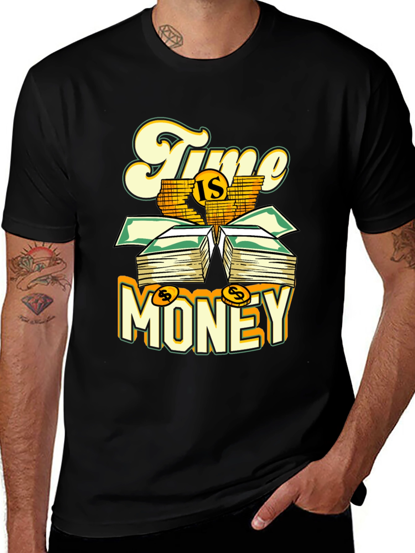 Variant 8 of Time is Money Graphic Tee