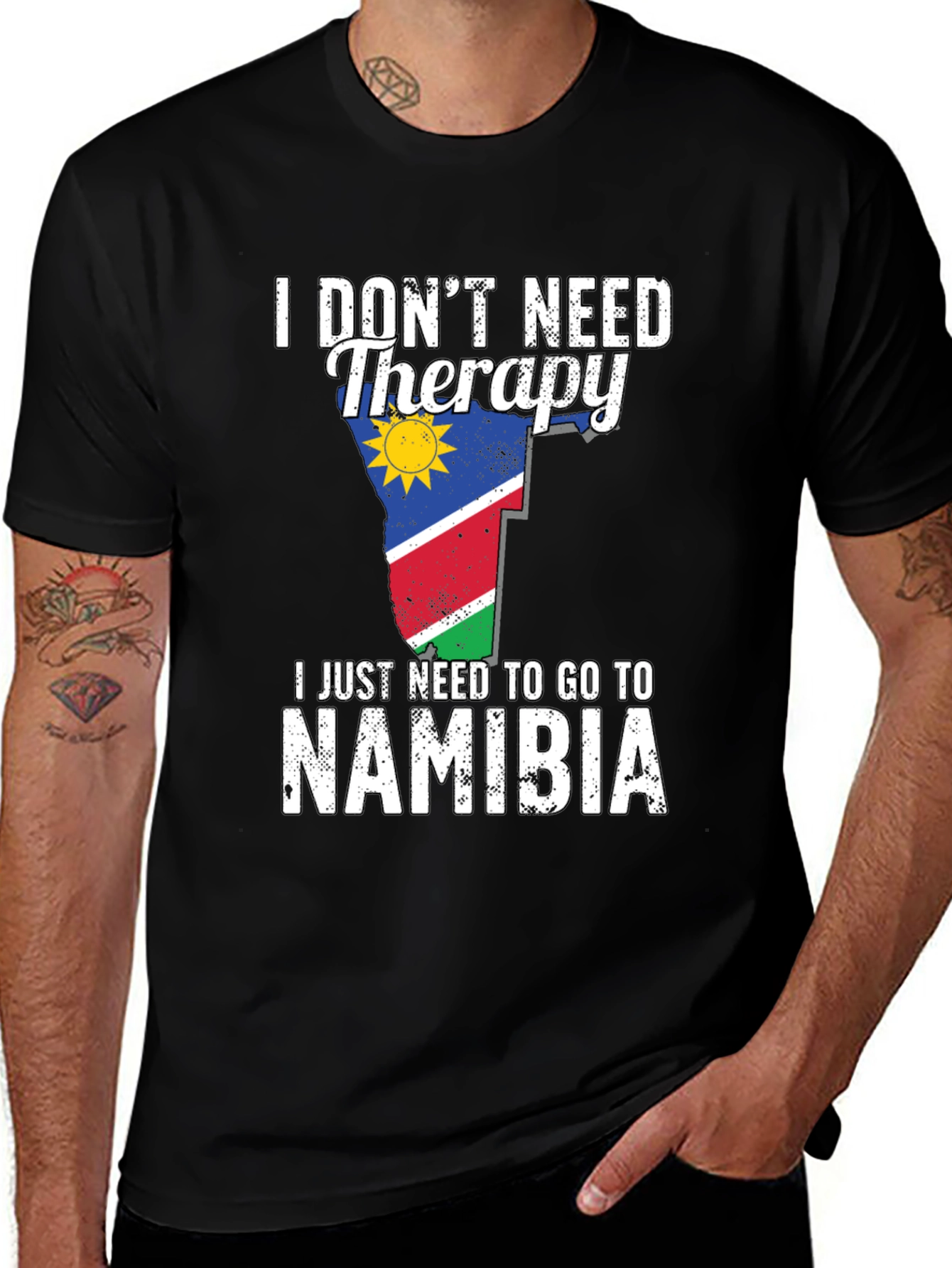 Variant 22 of Namibia Travel T-Shirt: Therapy Alternative