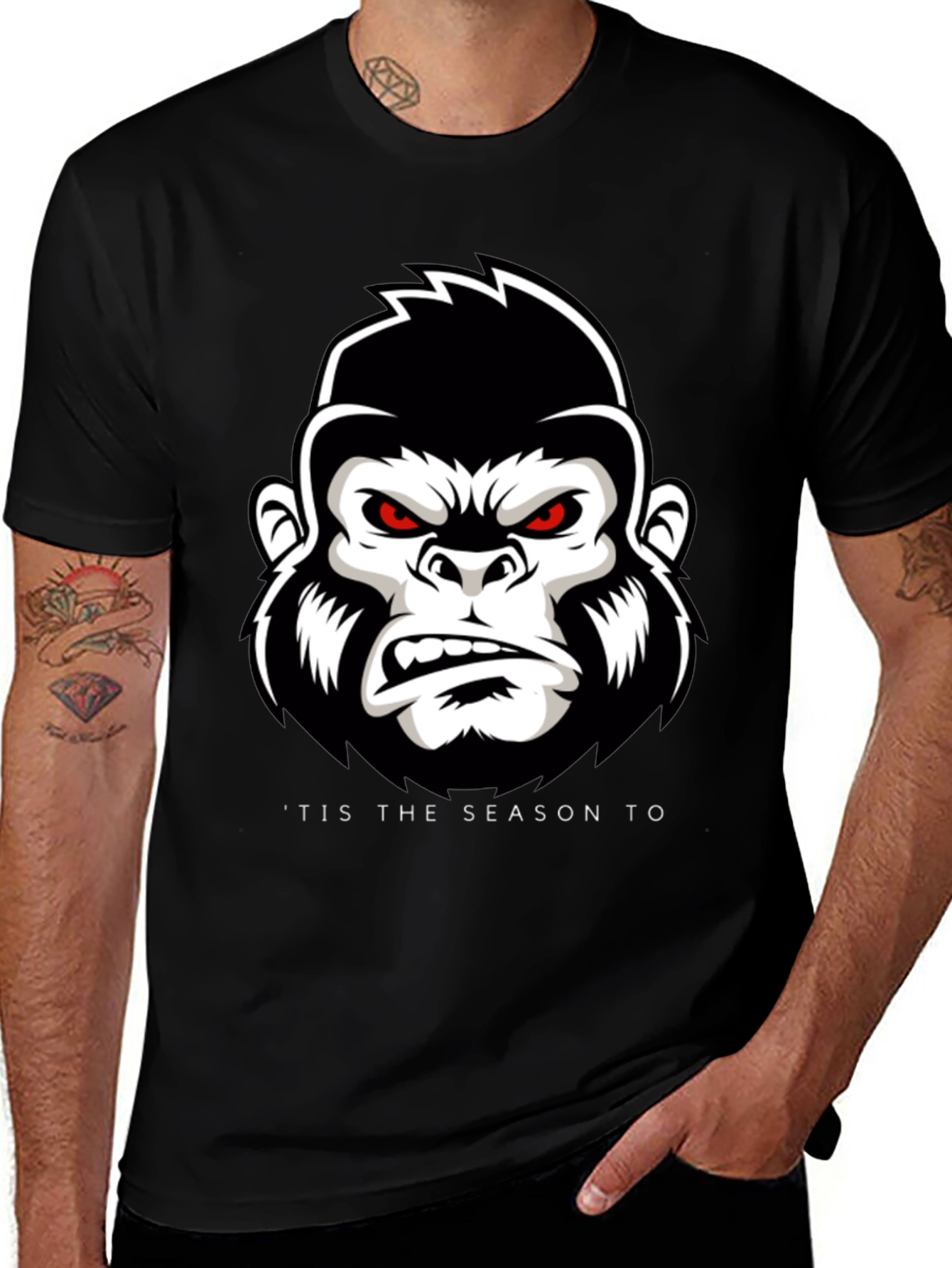 Angry Gorilla Graphic Tee