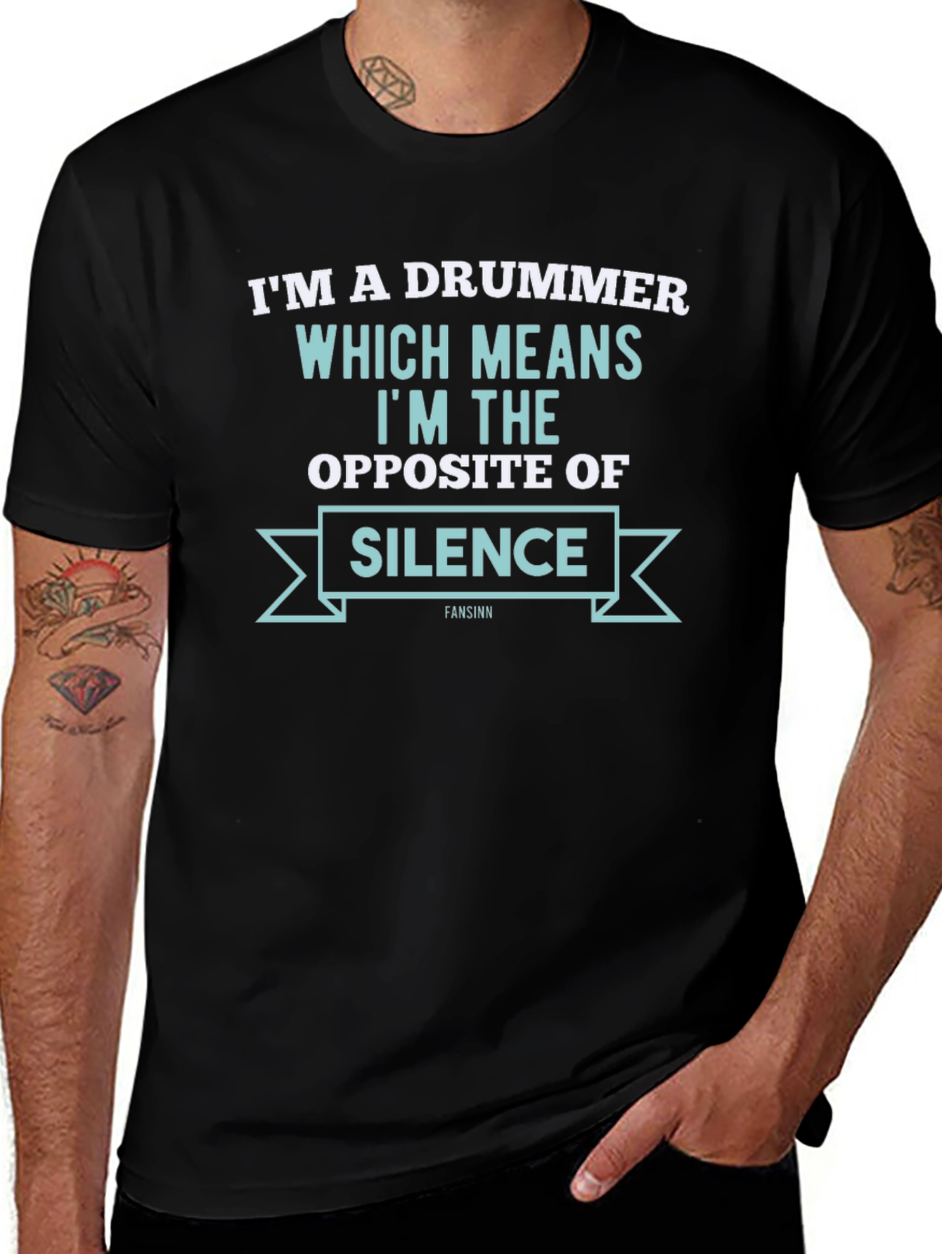 Variant 17 of I'm A Drummer Graphic T-Shirt