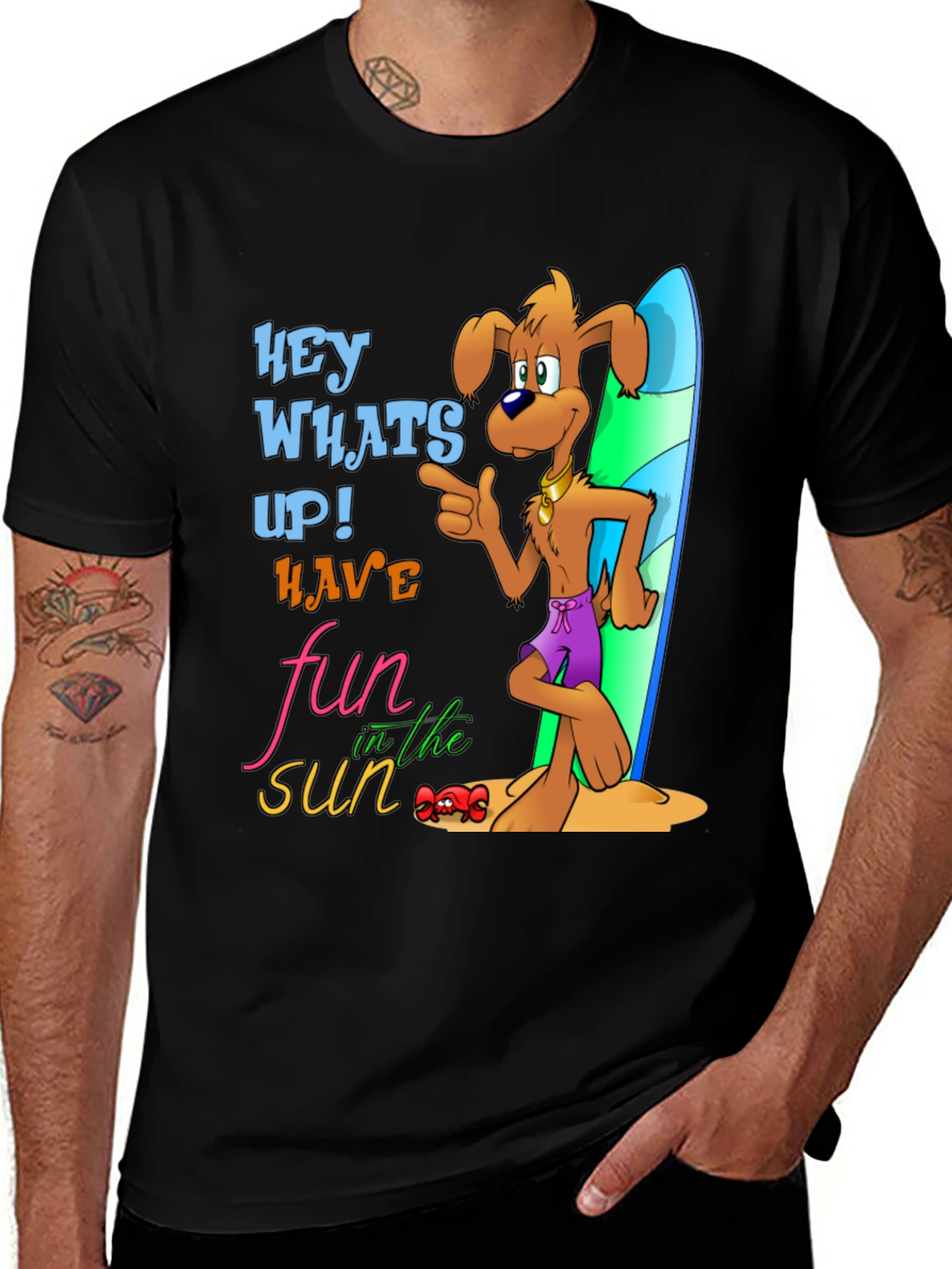 Variant 3 of Fun in the Sun Dog Graphic T-Shirt