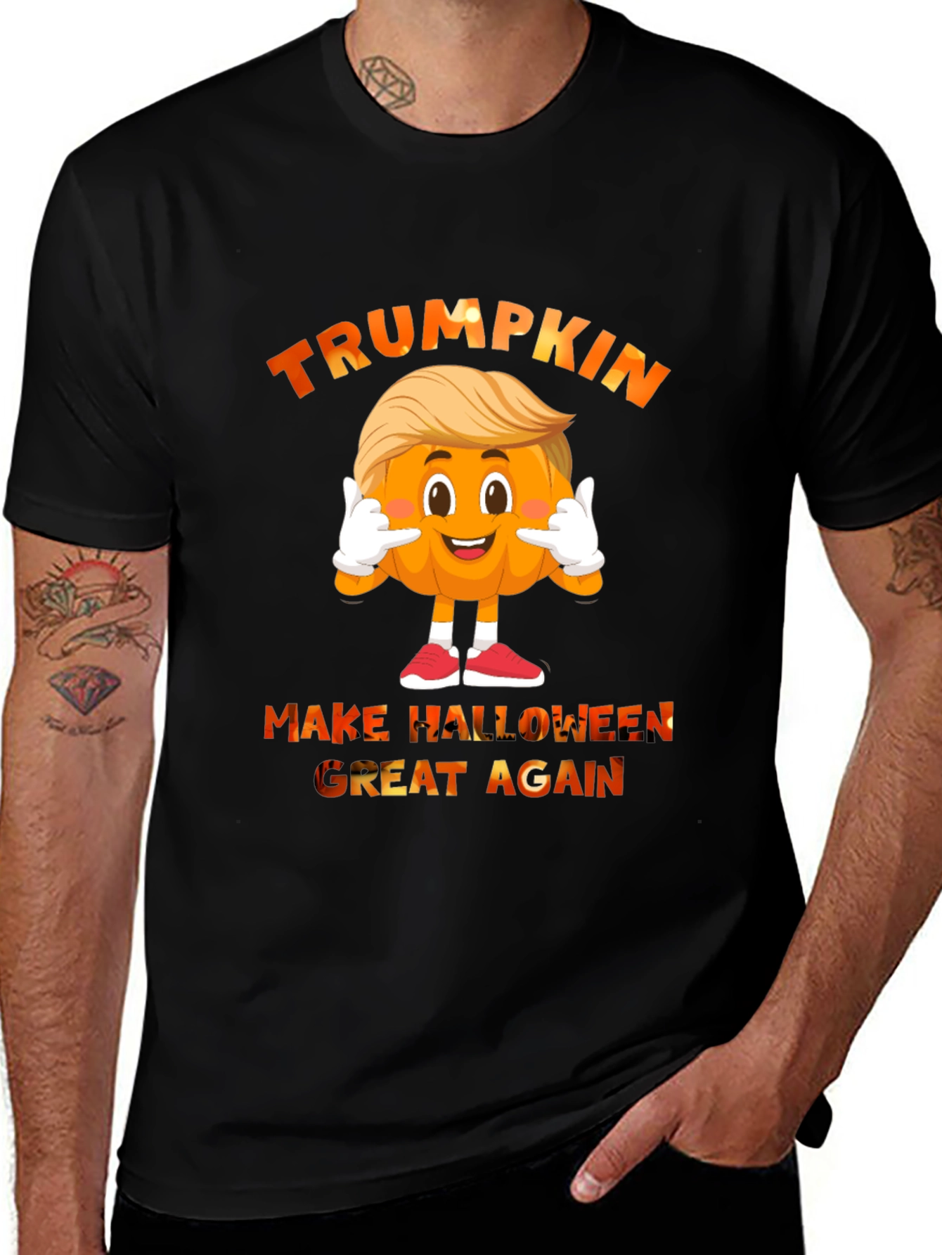 Trumpkin Halloween T-Shirt - Make Halloween Great Again!