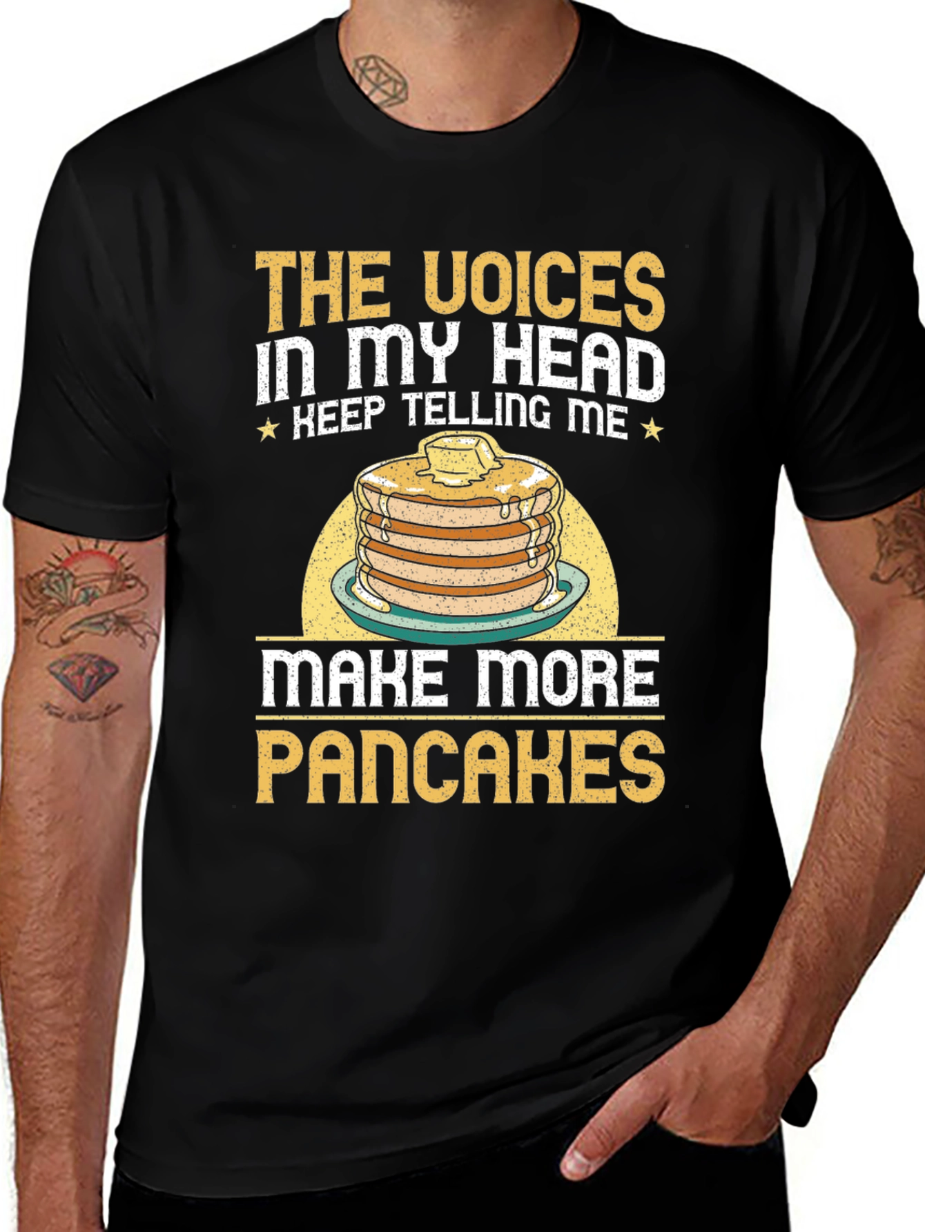 Variant 20 of Pancake Lover T-Shirt Funny Foodie Tee