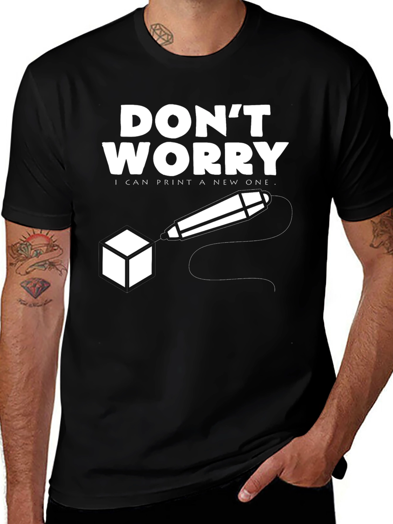 Variant 28 of Don't Worry I Can Print a New One T-Shirt