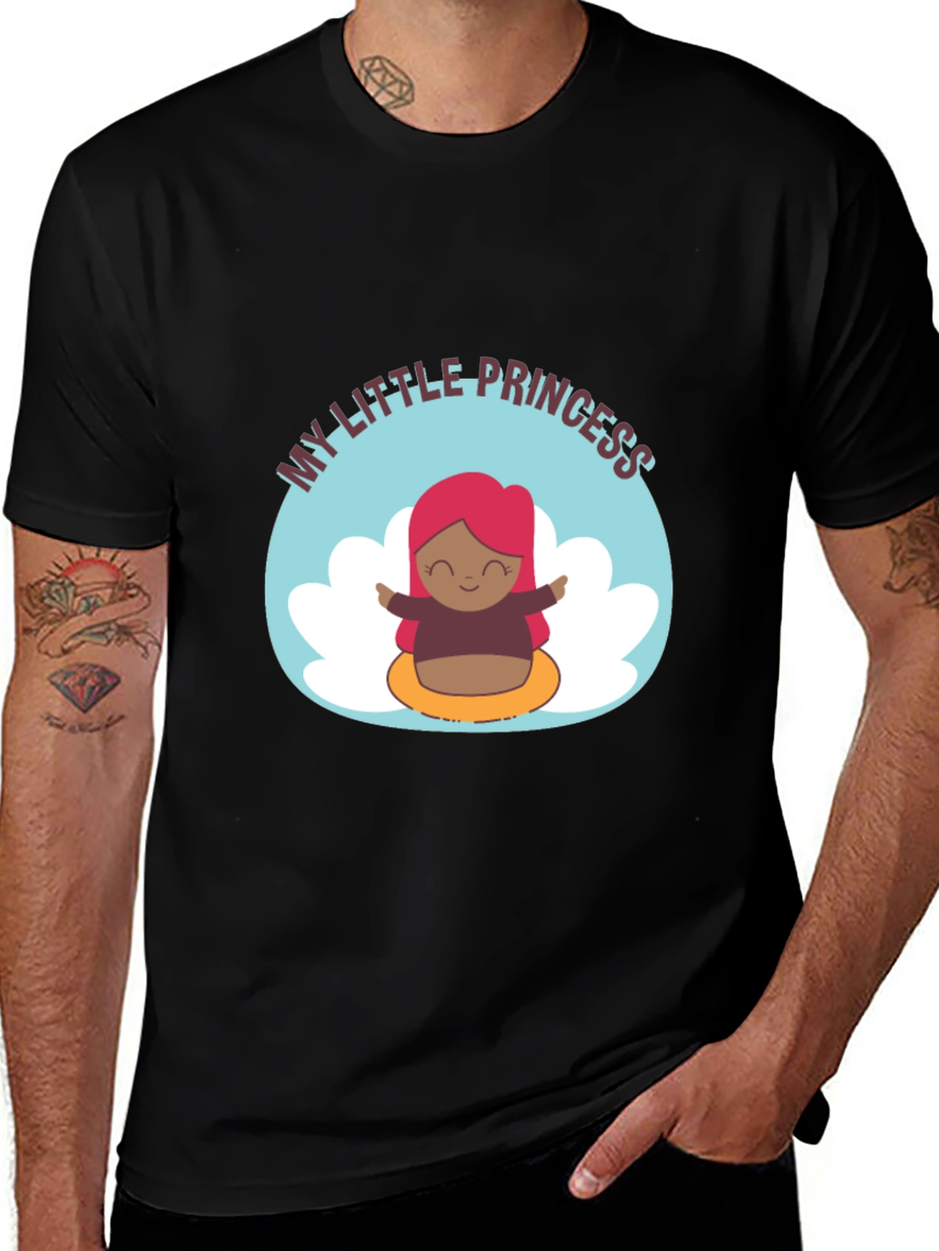 Variant 10 of My Little Princess Black T-Shirt