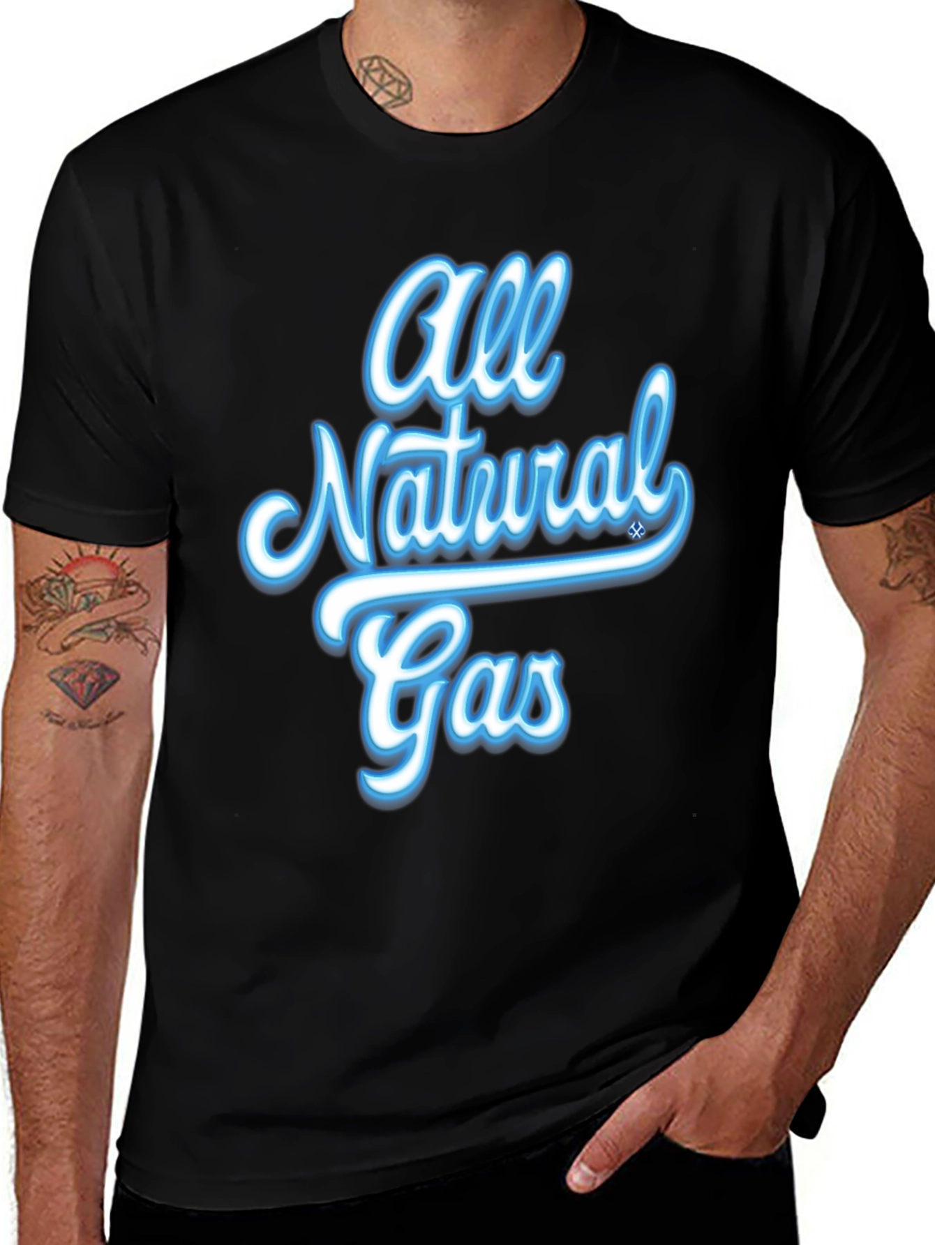 Variant 3 of All Natural Gas T-Shirt - Soft Cotton Blend