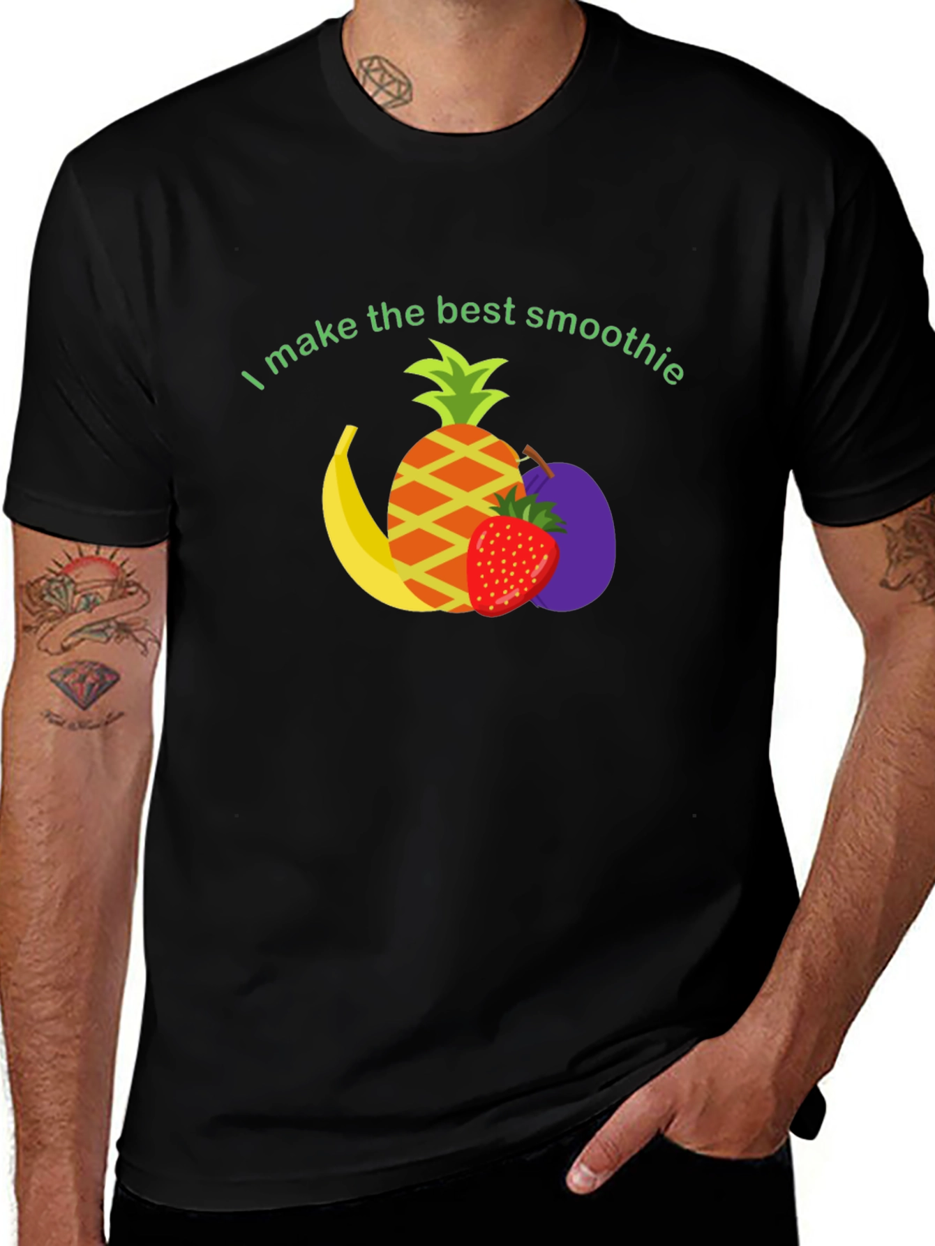 Best Smoothie Fruit Graphic Tee