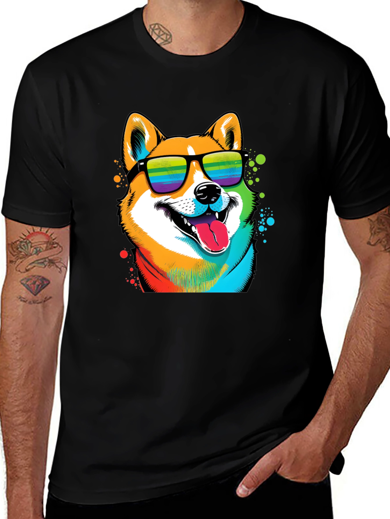 Variant 9 of Cool Shiba Inu Dog Graphic T-Shirt