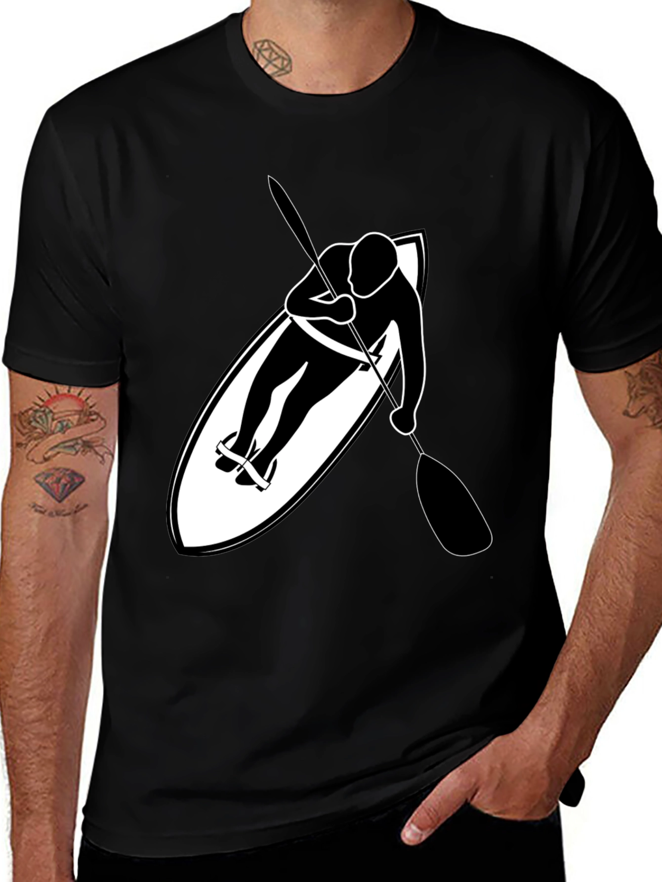 Variant 20 of Cool Paddle Boarding Graphic T-Shirt