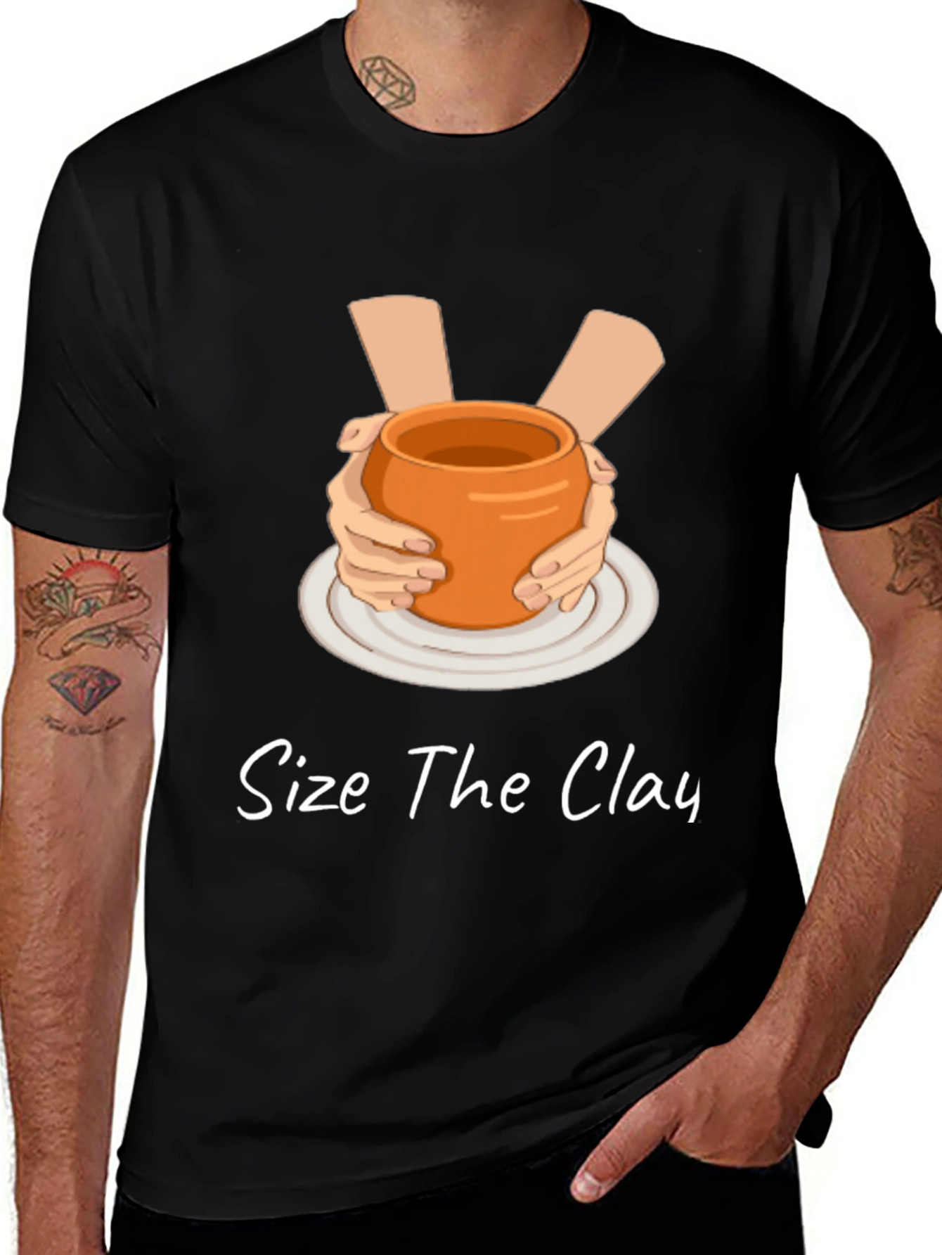 Size The Clay Pottery T-Shirt