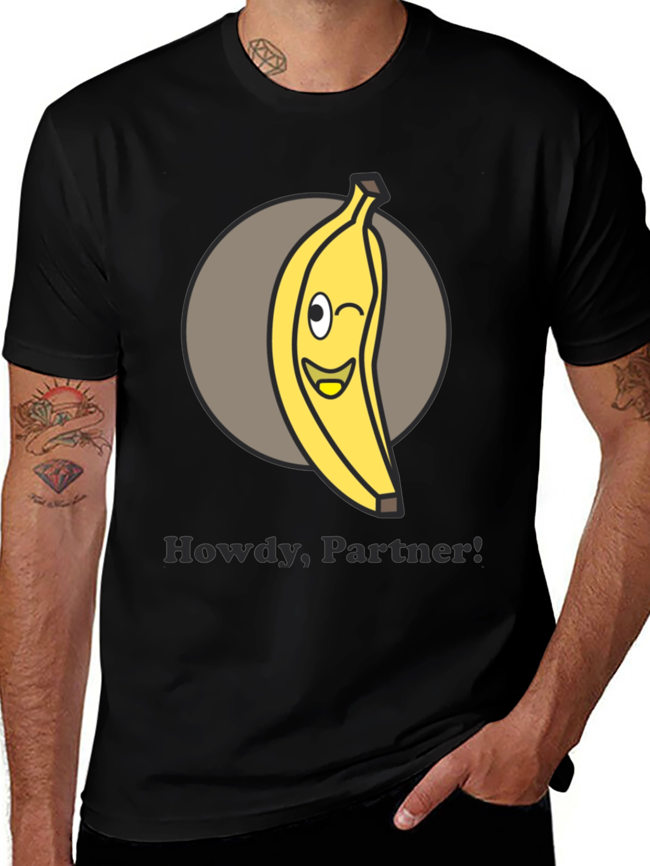 Variant 29 of Howdy Partner Banana Graphic Tee