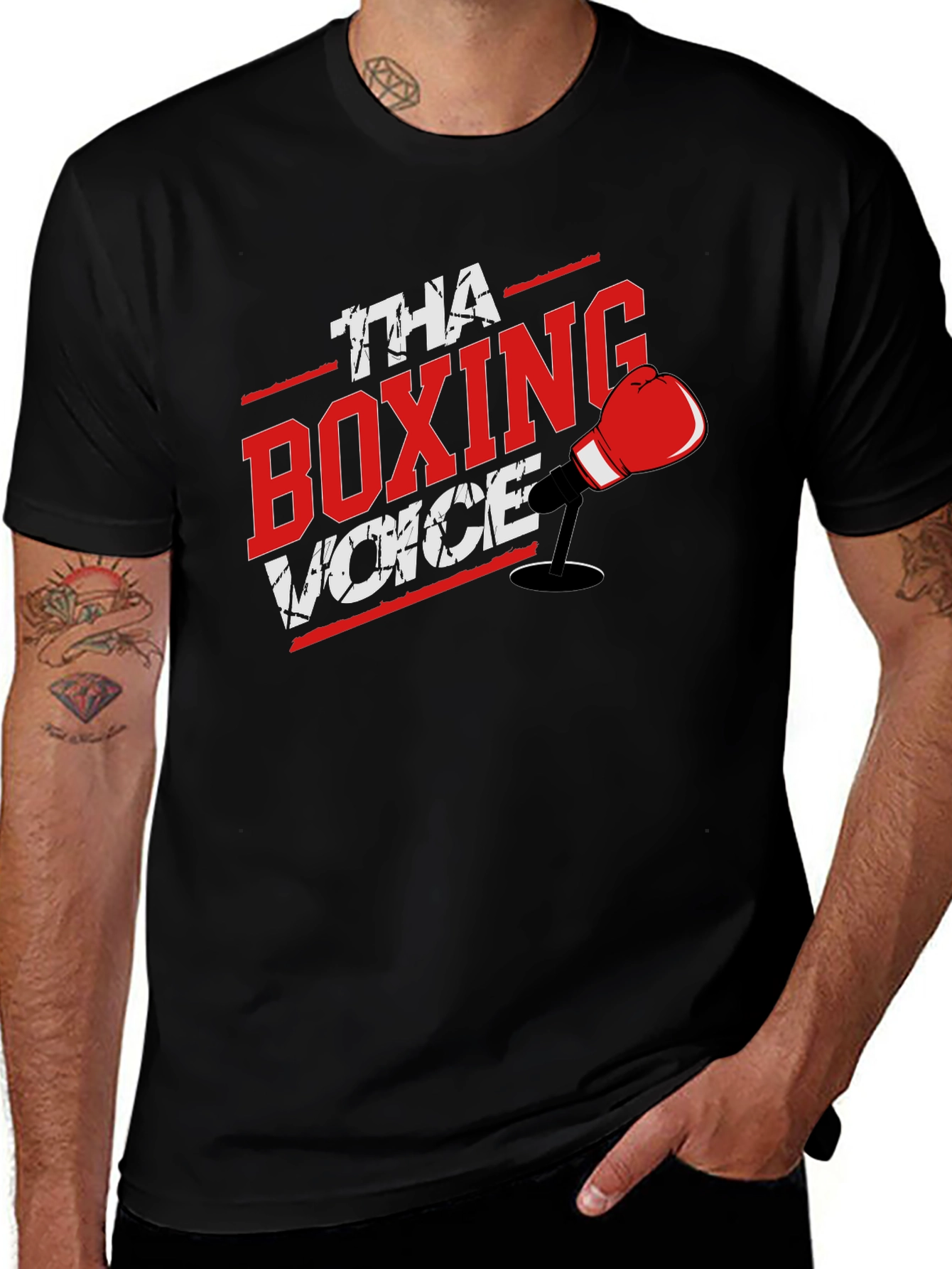 Variant 30 of Tha Boxing Voice T-Shirt