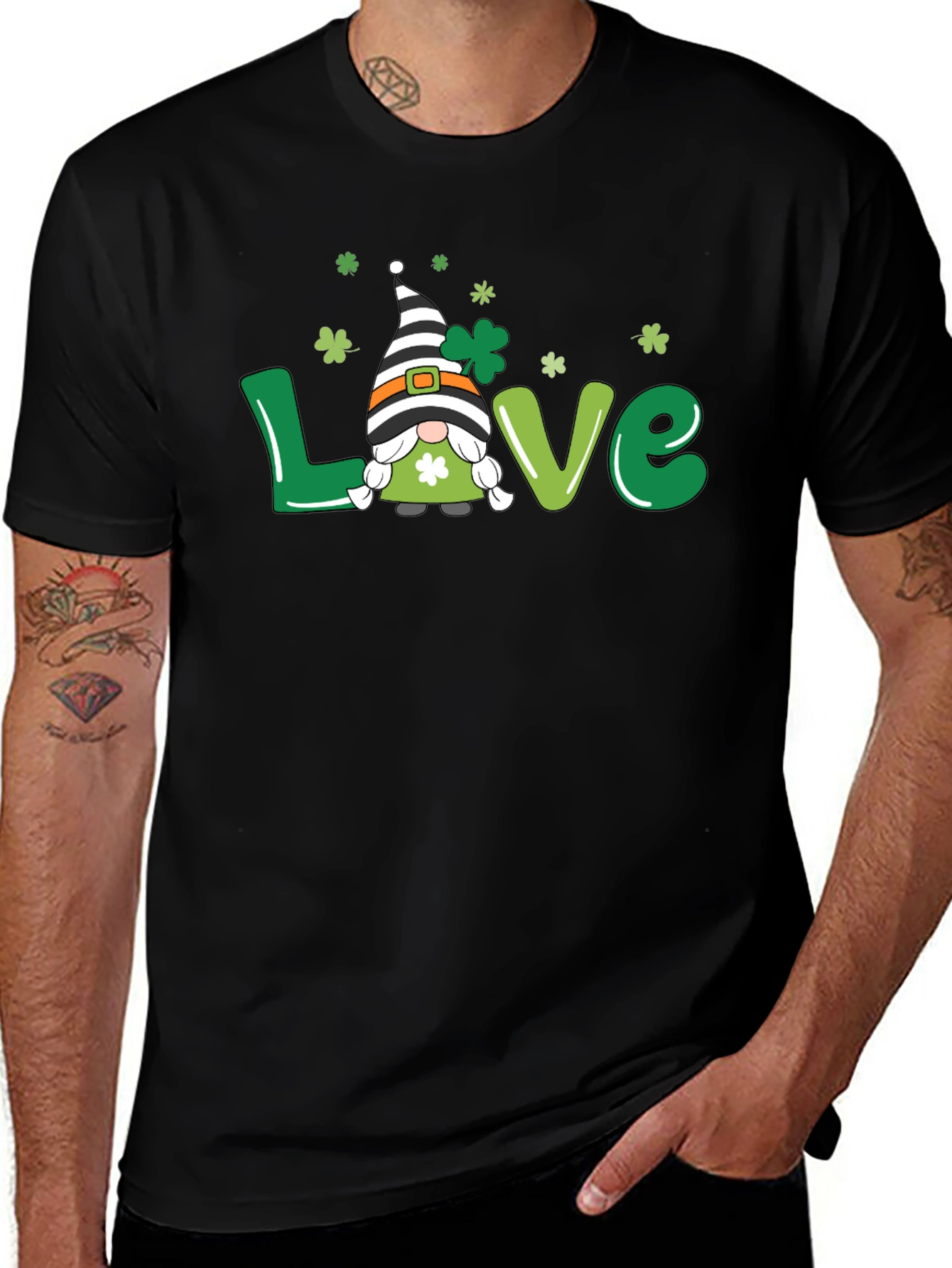 St. Patrick's Day LOVE Gnome T-Shirt