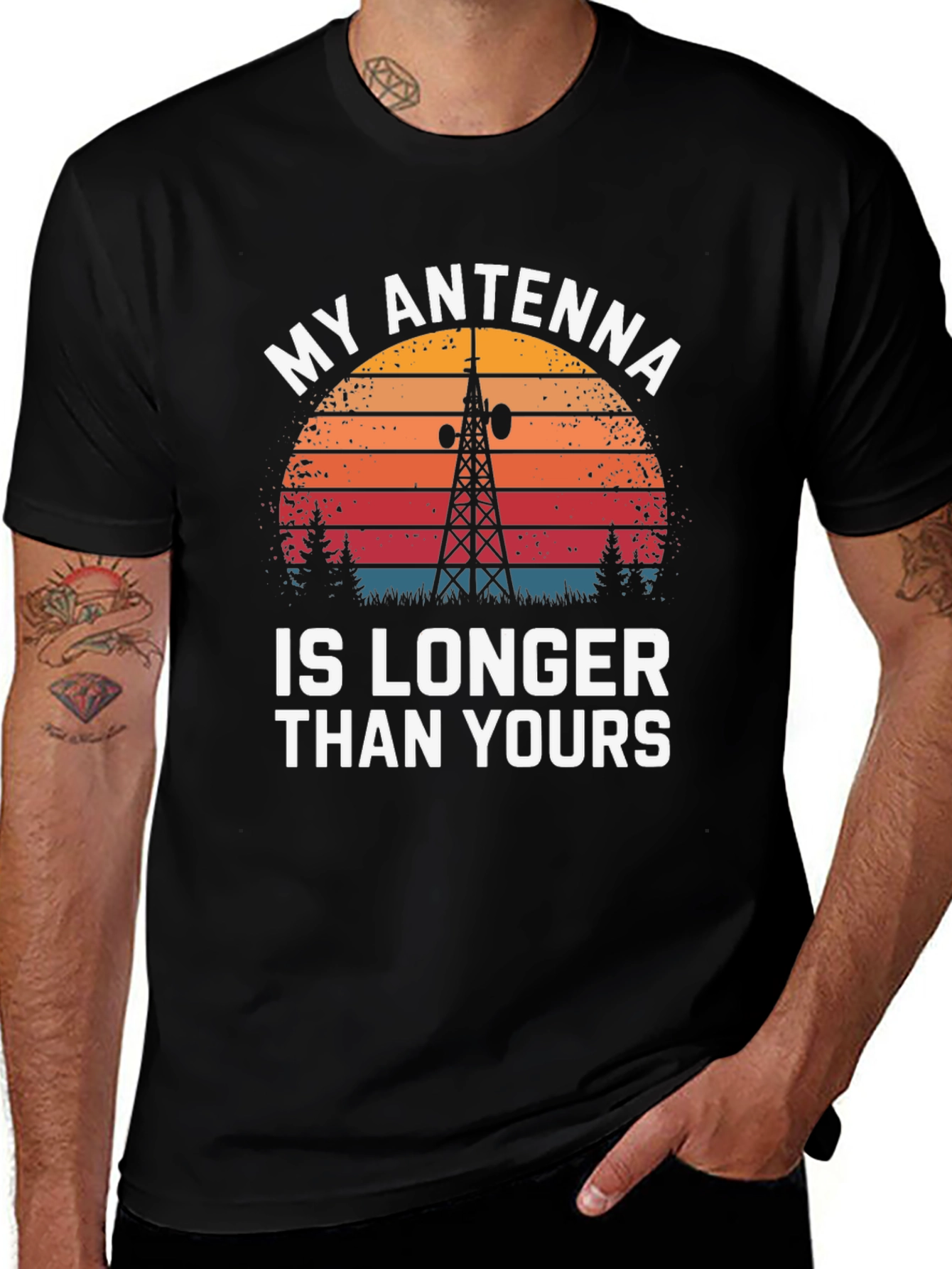 Variant 2 of My Antenna is Longer T-Shirt