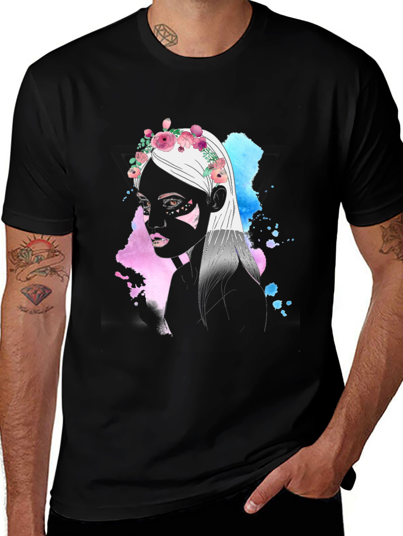 Variant 4 of Floral Crown Woman Graphic T-Shirt