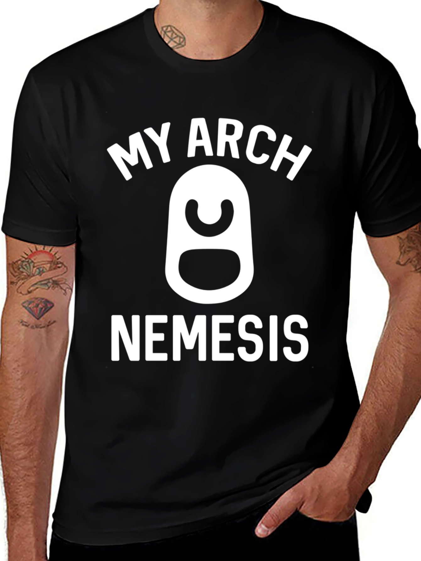 Variant 24 of My Arch Nemesis T-Shirt - Funny Linux Tee
