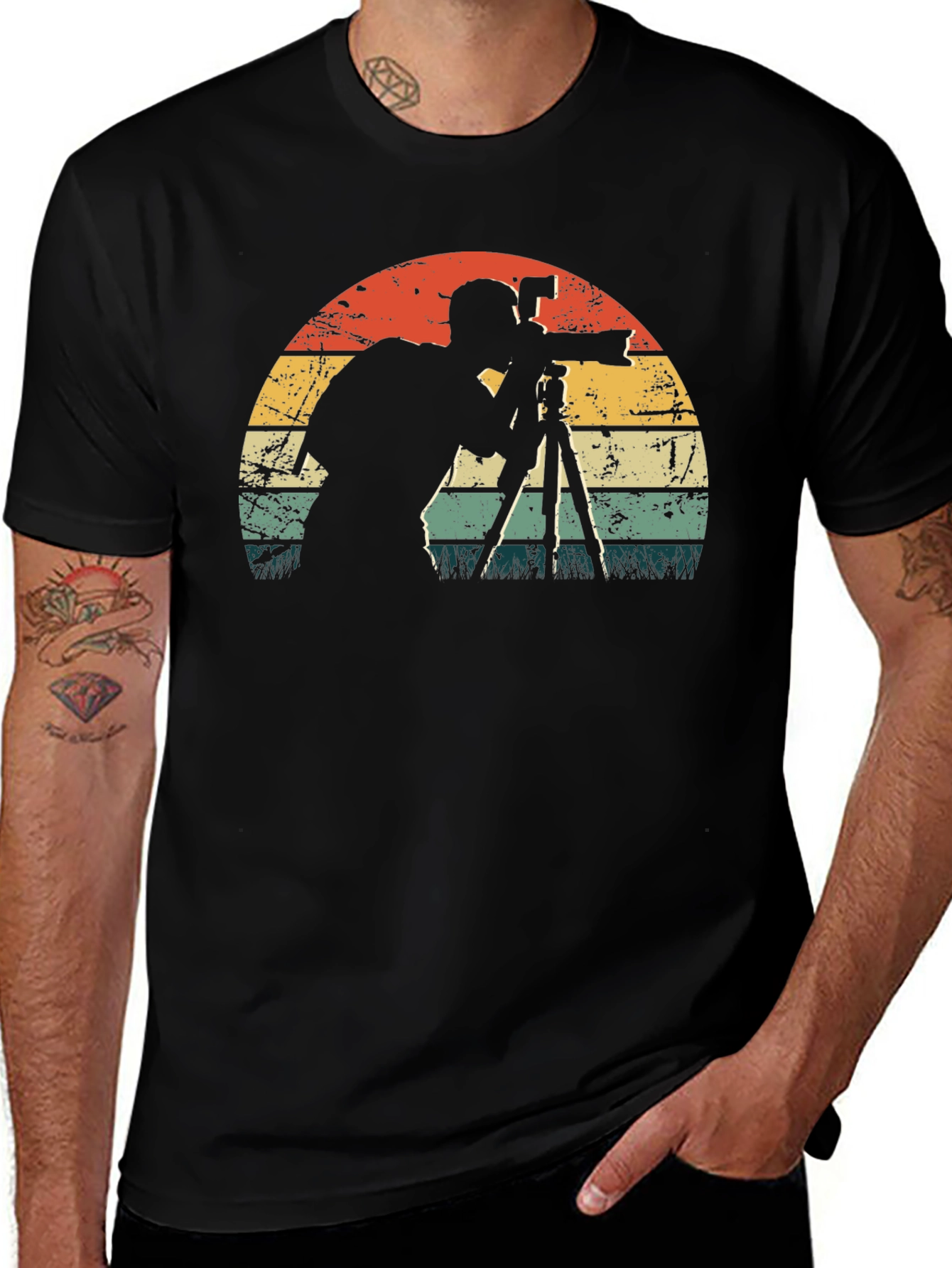 Variant 22 of Vintage Photographer Sunset Graphic Tee