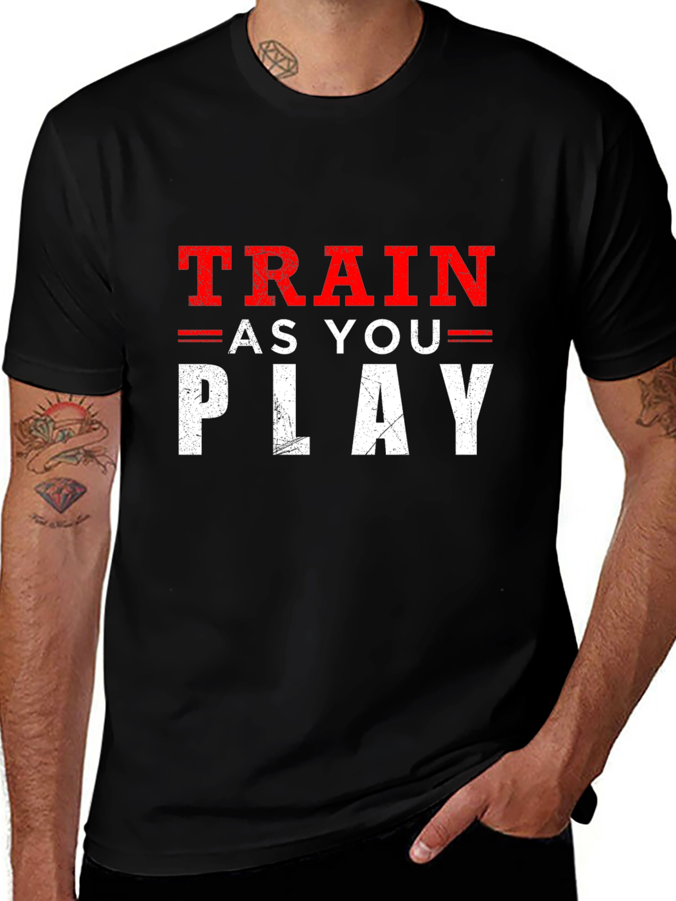 Variant 6 of Train As You Play Graphic T-Shirt