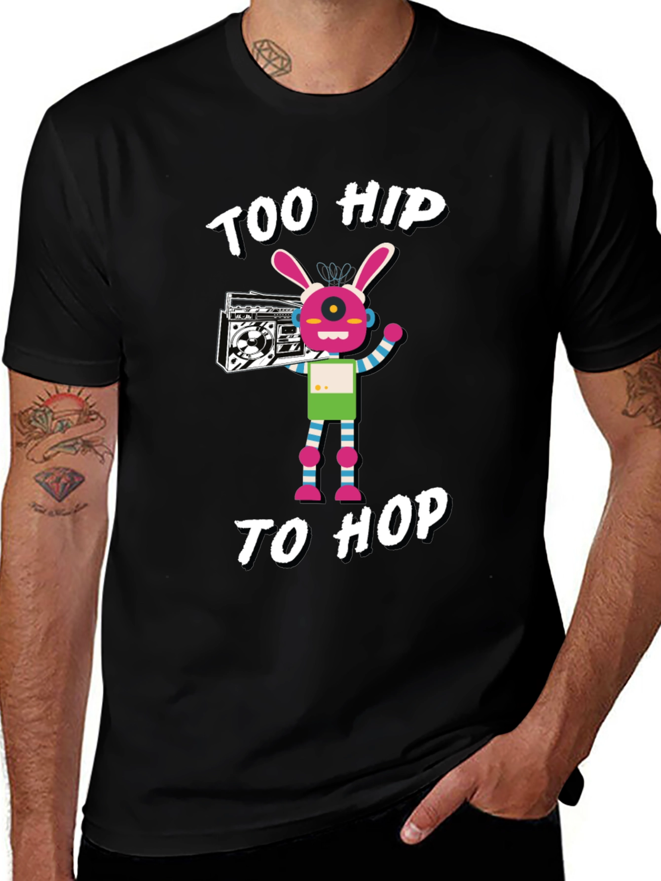 Variant 3 of Too Hip to Hop Graphic T-Shirt