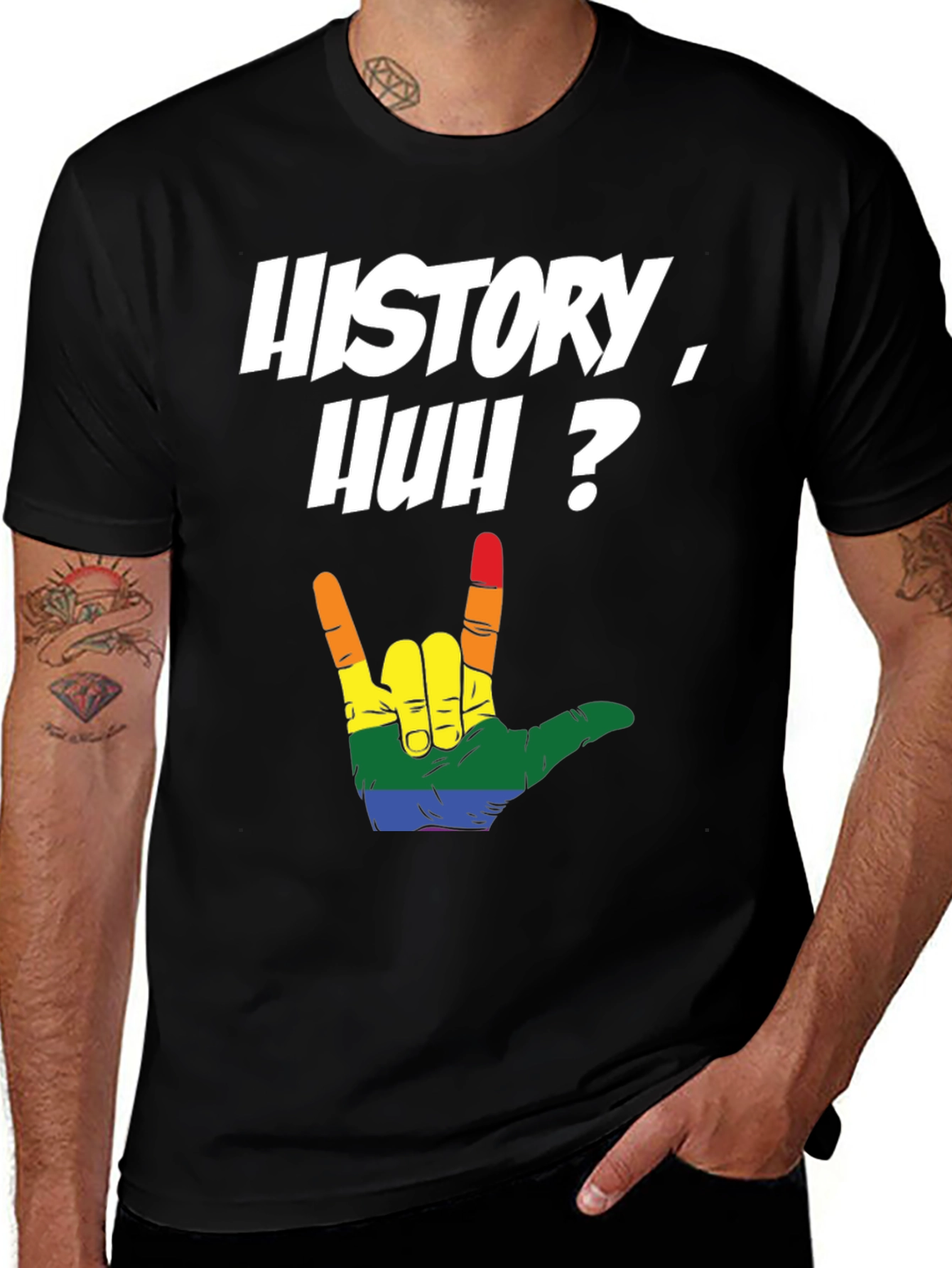 History, Huh? LGBT Pride Graphic Tee