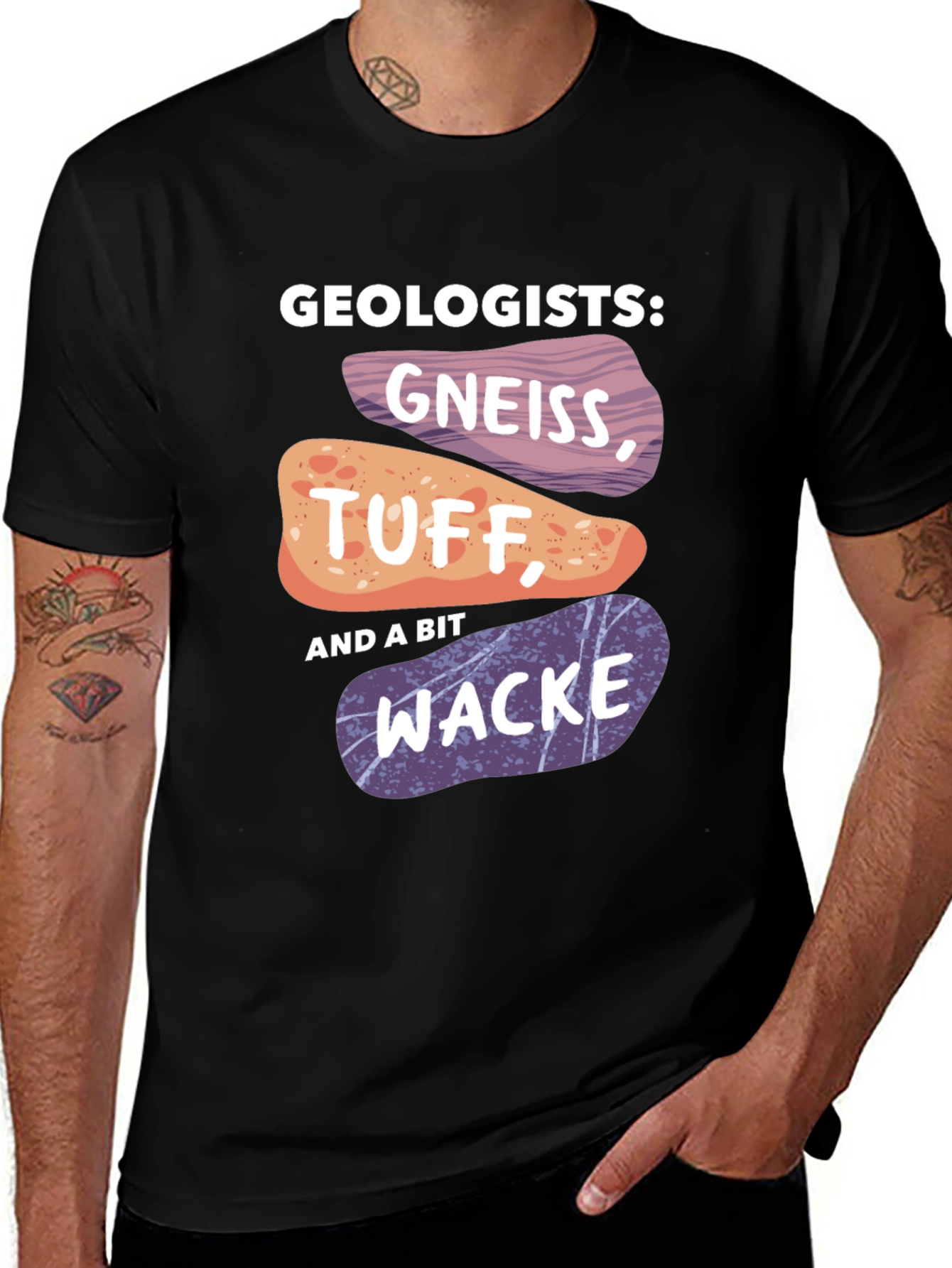 Variant 14 of Geologists Gneiss, Tuff, and Wacke T-Shirt