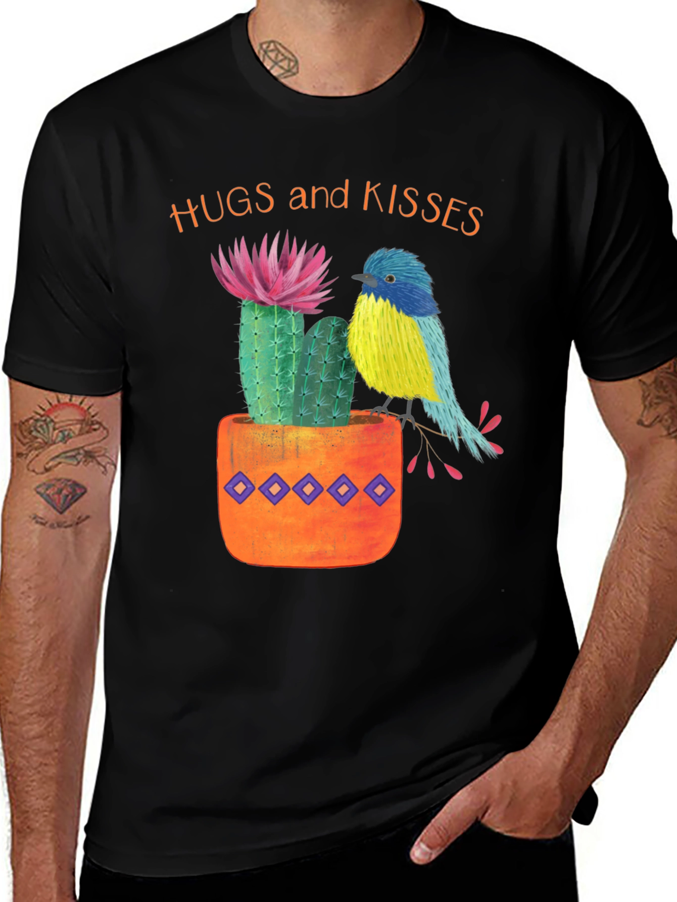 Hugs & Kisses Cactus Tee