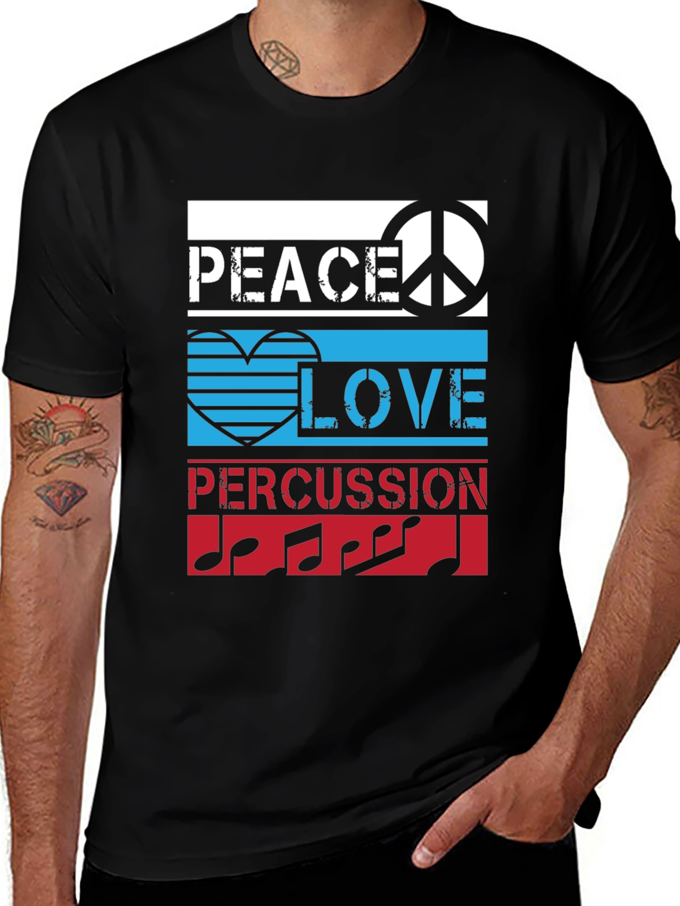 Peace Love Percussion T-Shirt
