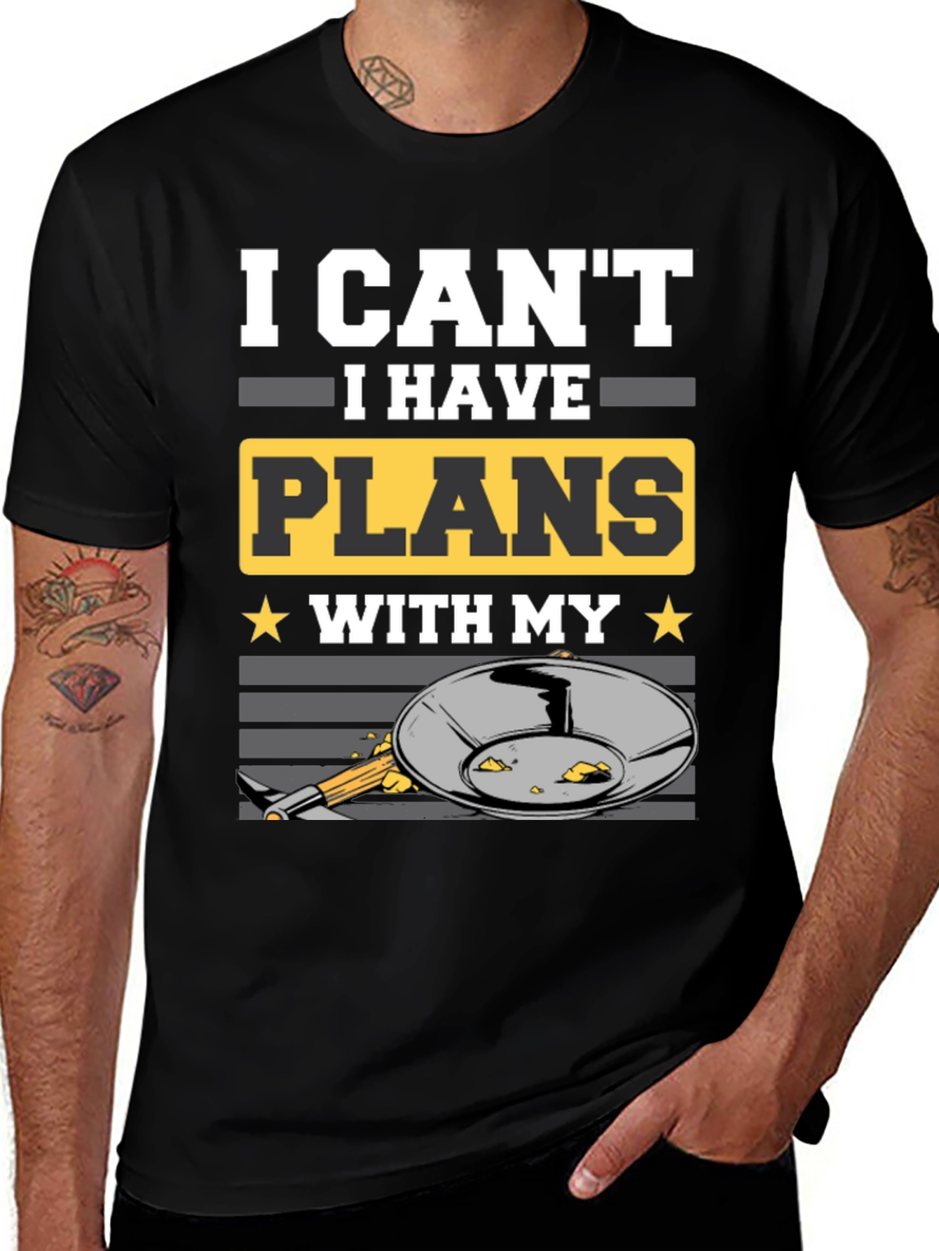 Variant 23 of Gold Prospecting Plans T-Shirt - Miner's Tee
