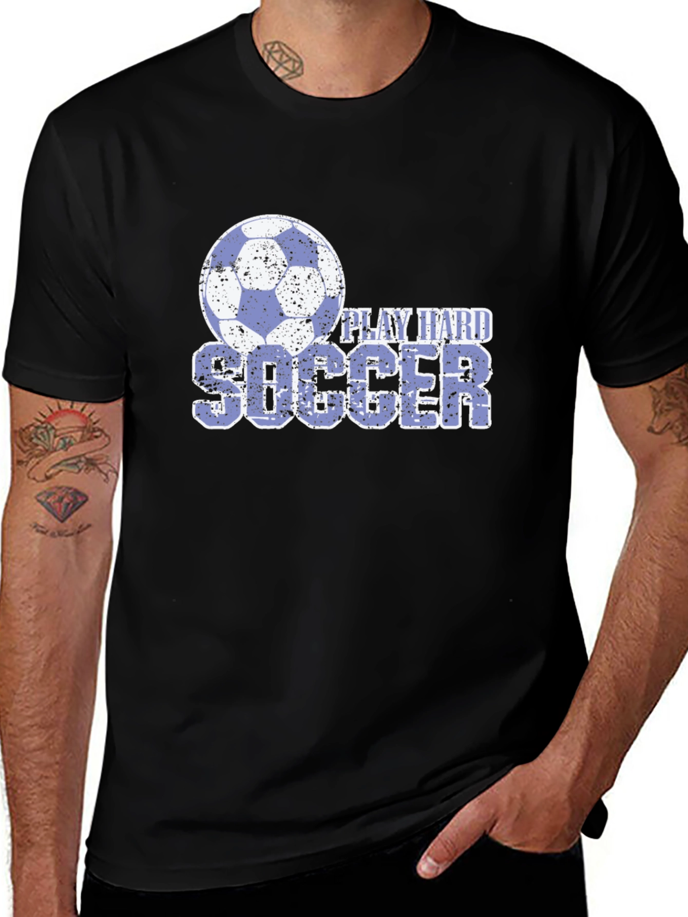 Variant 12 of Play Hard Soccer Graphic T-Shirt