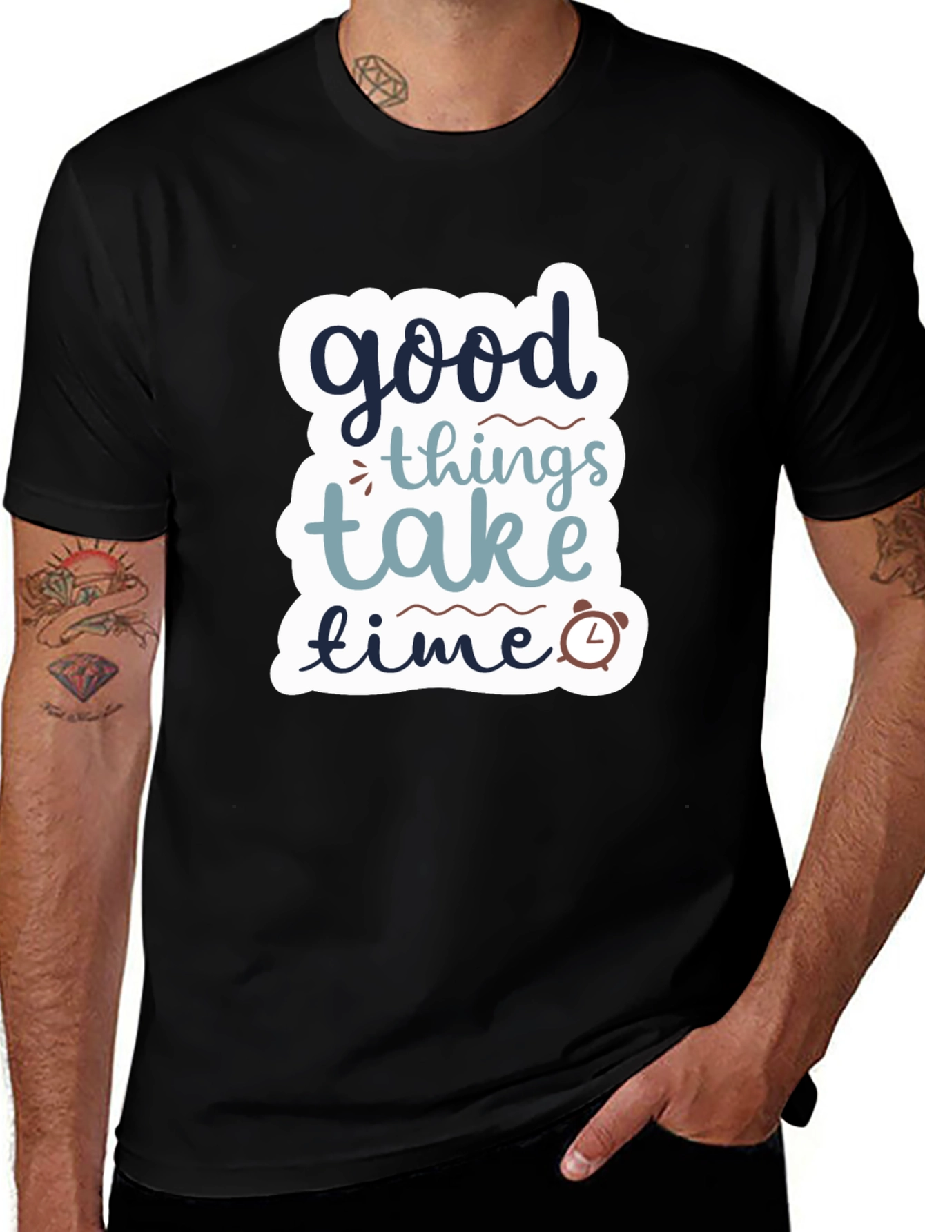 Variant 9 of Good Things Take Time Graphic T-Shirt