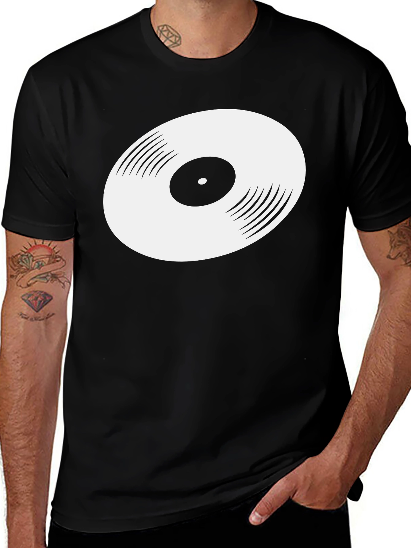 Variant 12 of Vinyl Record Graphic Tee - Classic Music Lover Shirt