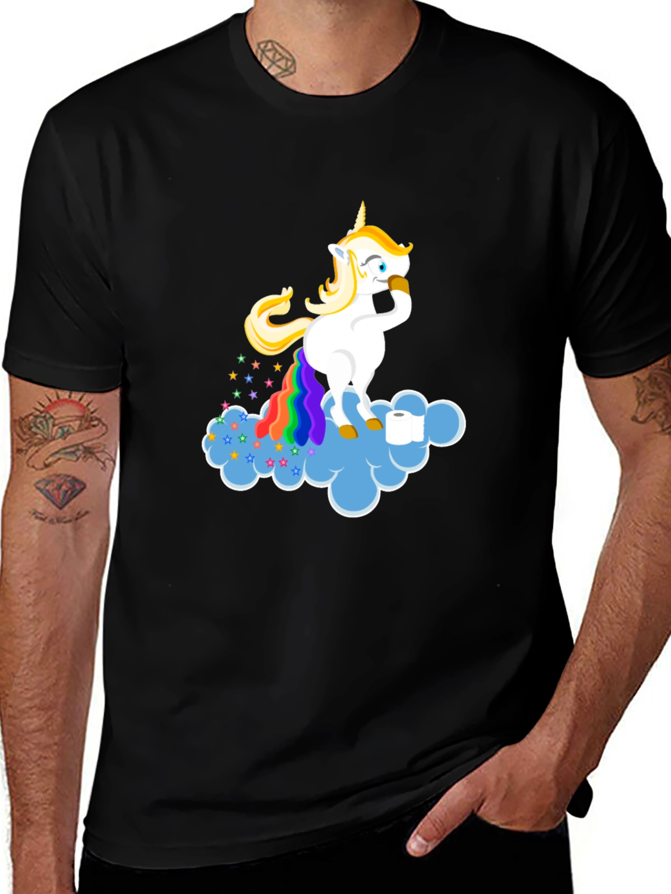 Variant 26 of Unicorn Rainbow Poop T-Shirt