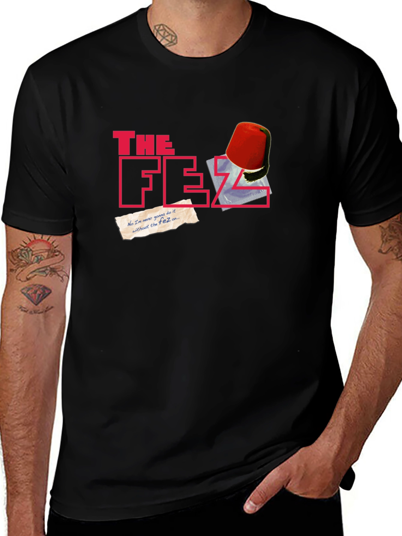 The Fez T-Shirt - Red Fez Design