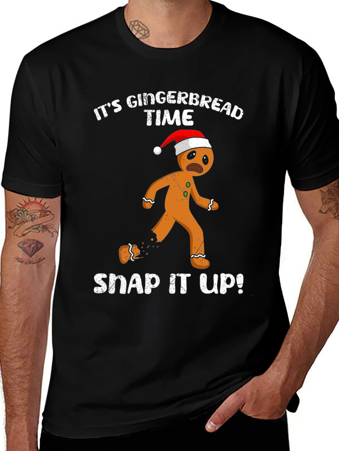 Variant 7 of Gingerbread Time Funny Christmas T-Shirt