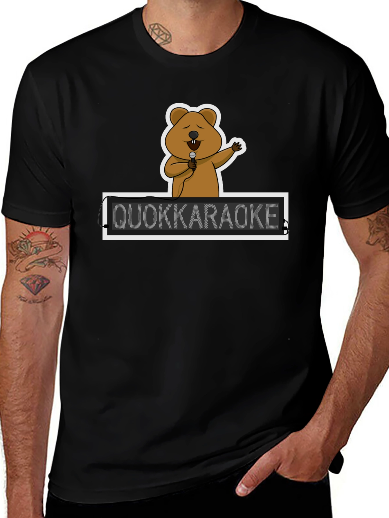 Quokka Karaoke Graphic T-Shirt