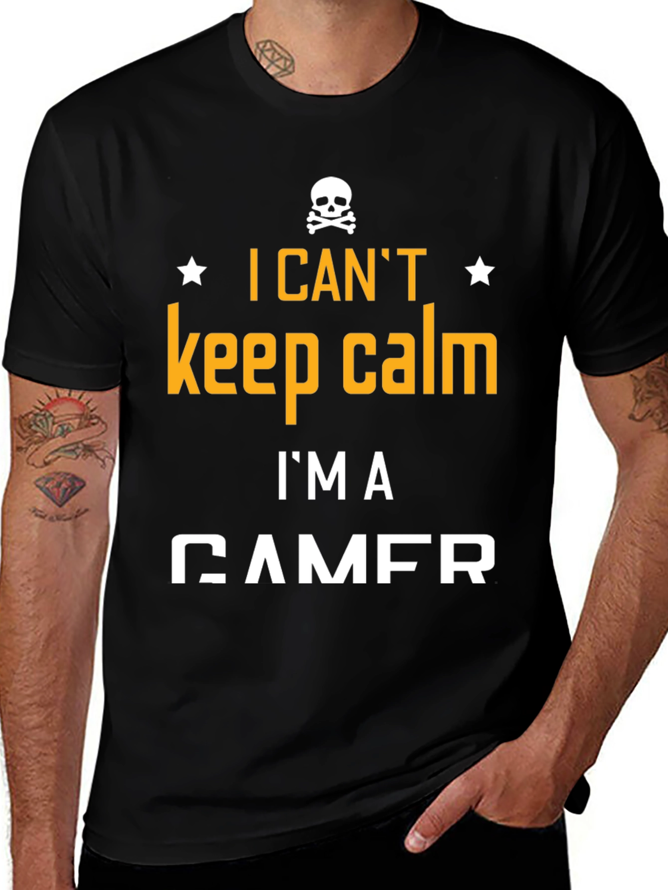 Variant 12 of I Can't Keep Calm I'm A Gamer T-Shirt Funny Graphic Tee