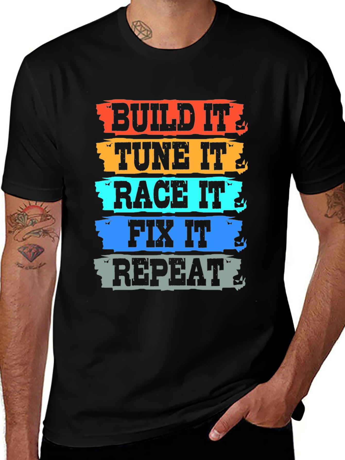 Build It, Tune It, Race It, Fix It, Repeat T-Shirt