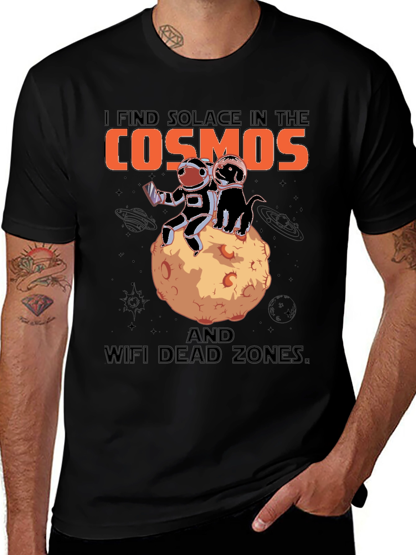 Variant 15 of Cosmos & WiFi Dead Zones Graphic T-Shirt