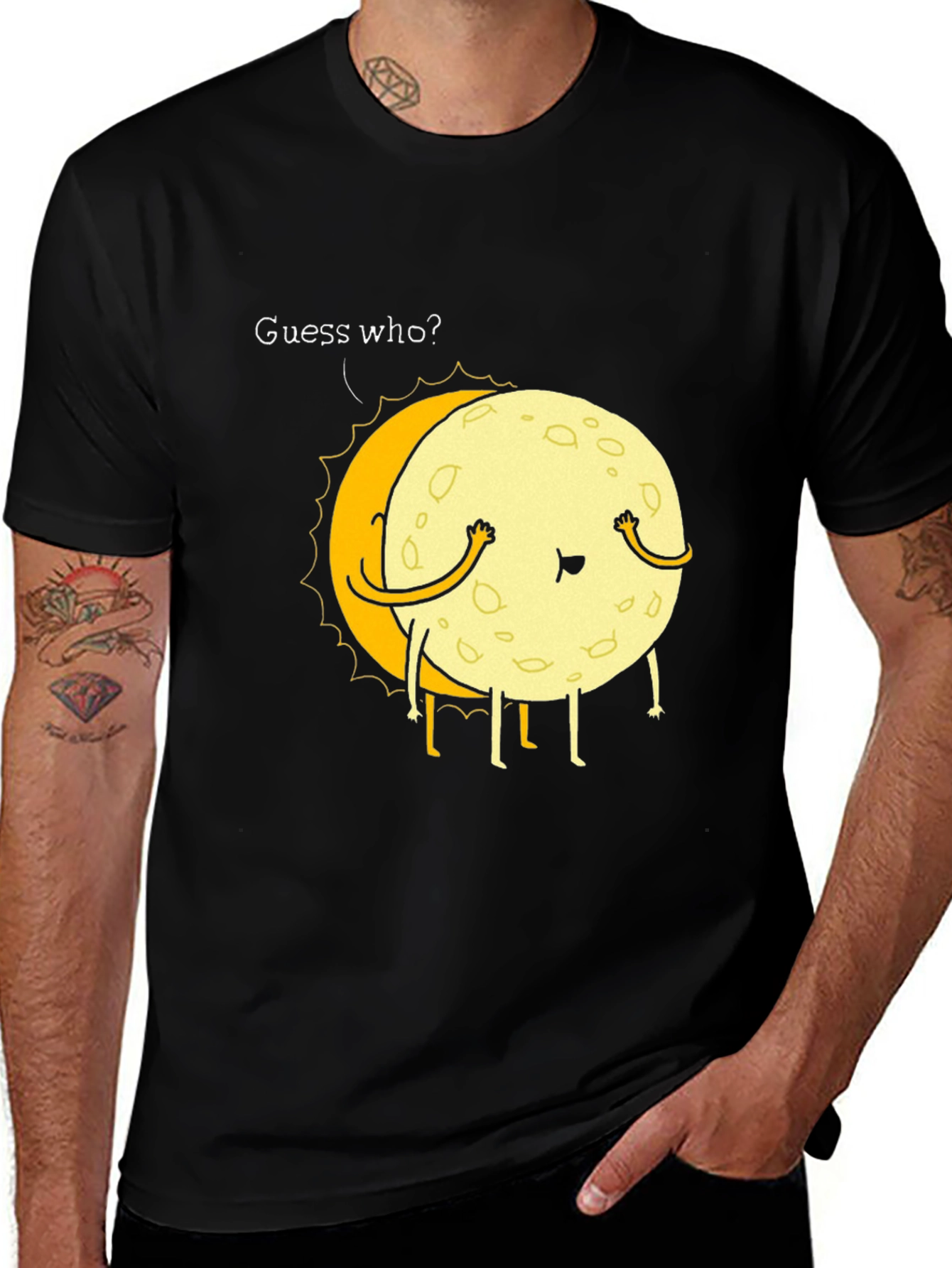 Variant 20 of Guess Who? Moon and Sun Graphic T-Shirt