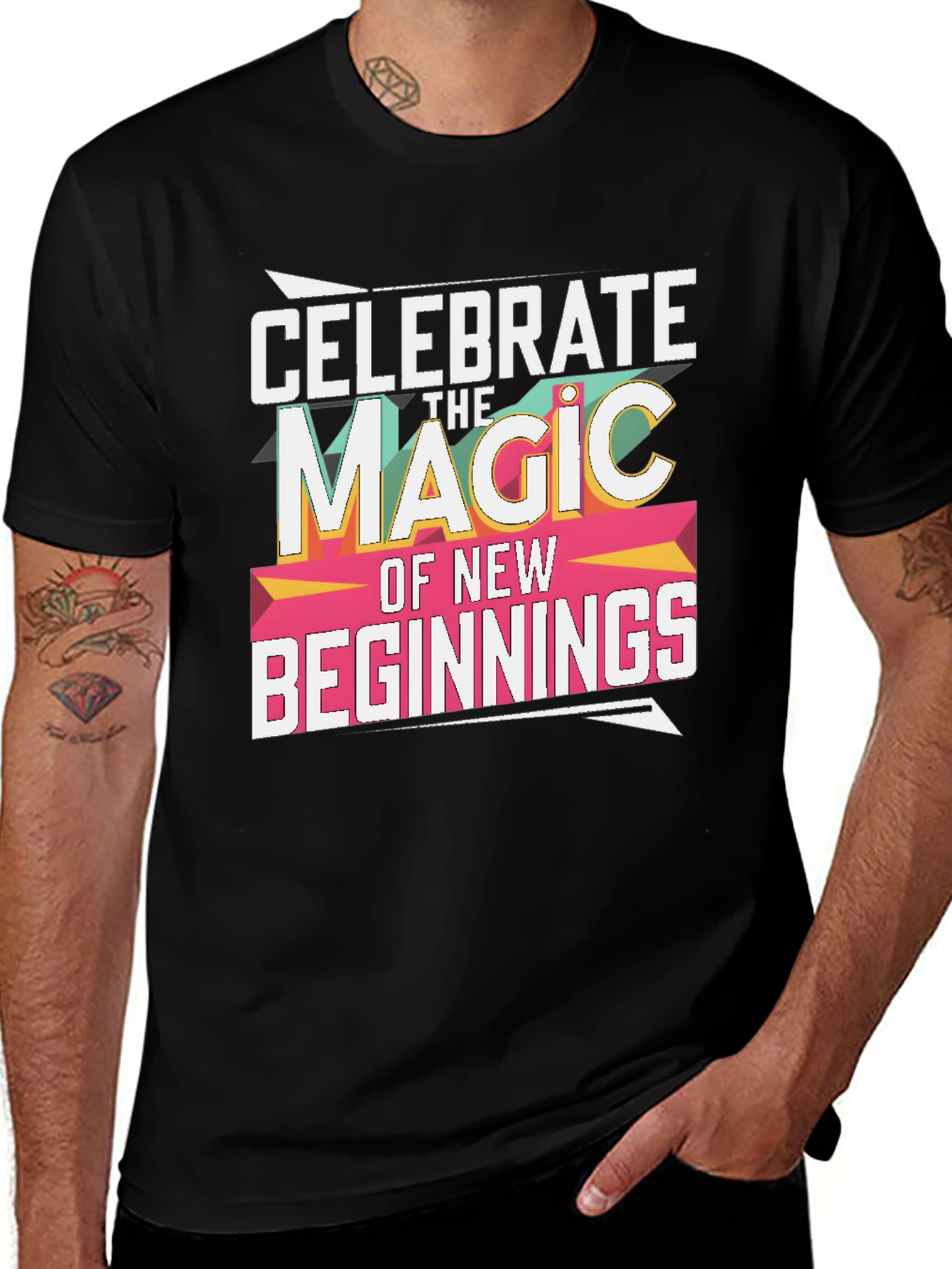 Variant 26 of Celebrate New Beginnings Graphic Tee