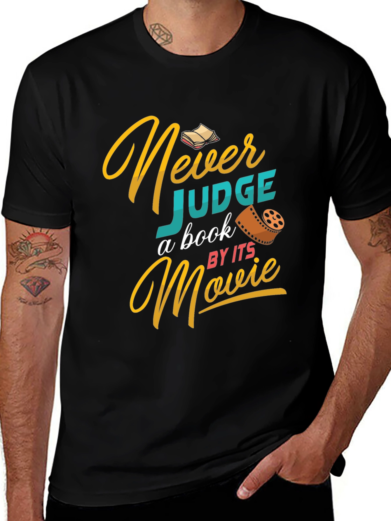Never Judge a Book by its Movie Graphic Tee