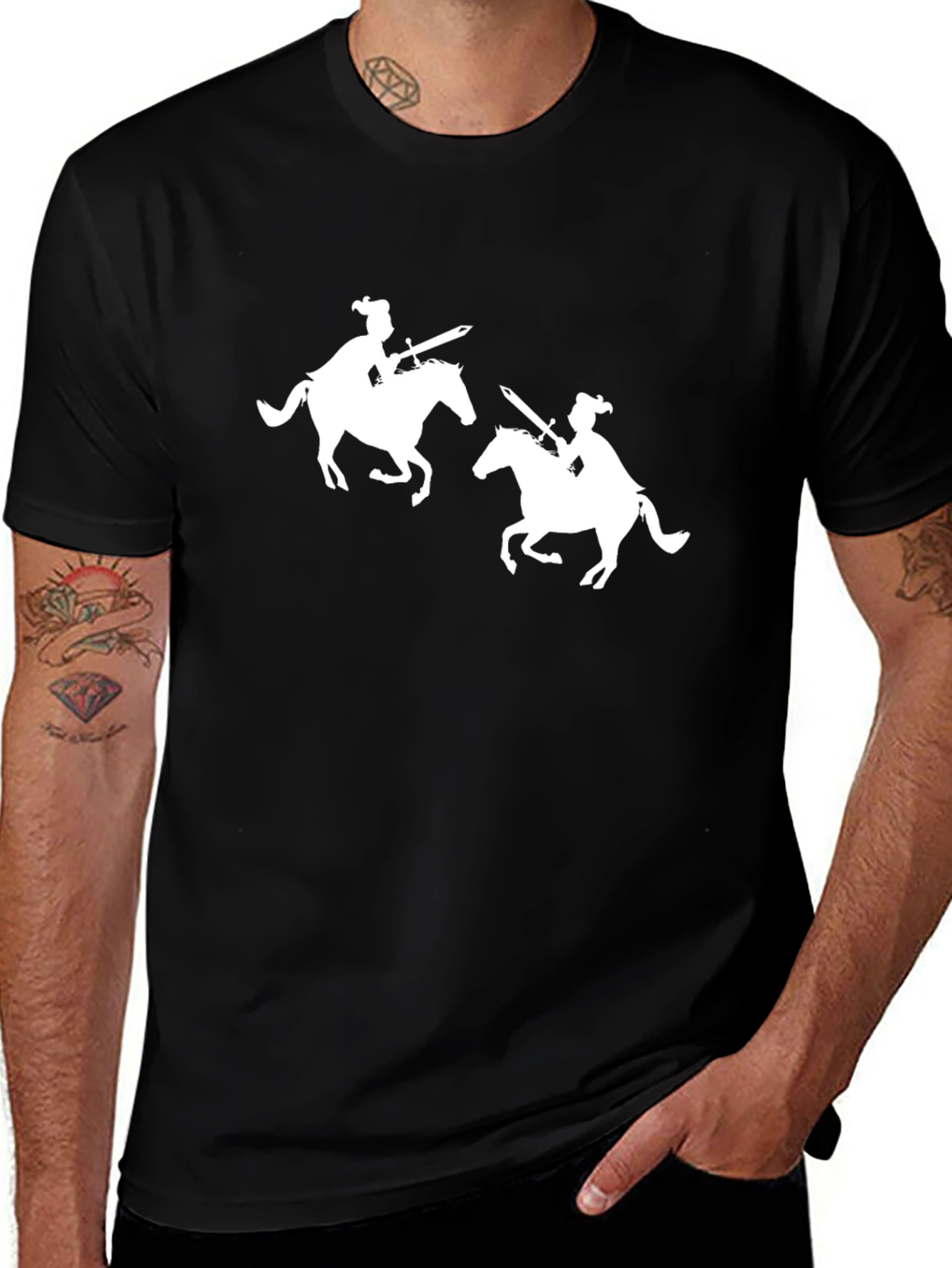 Black Knight Rider T-Shirt main image