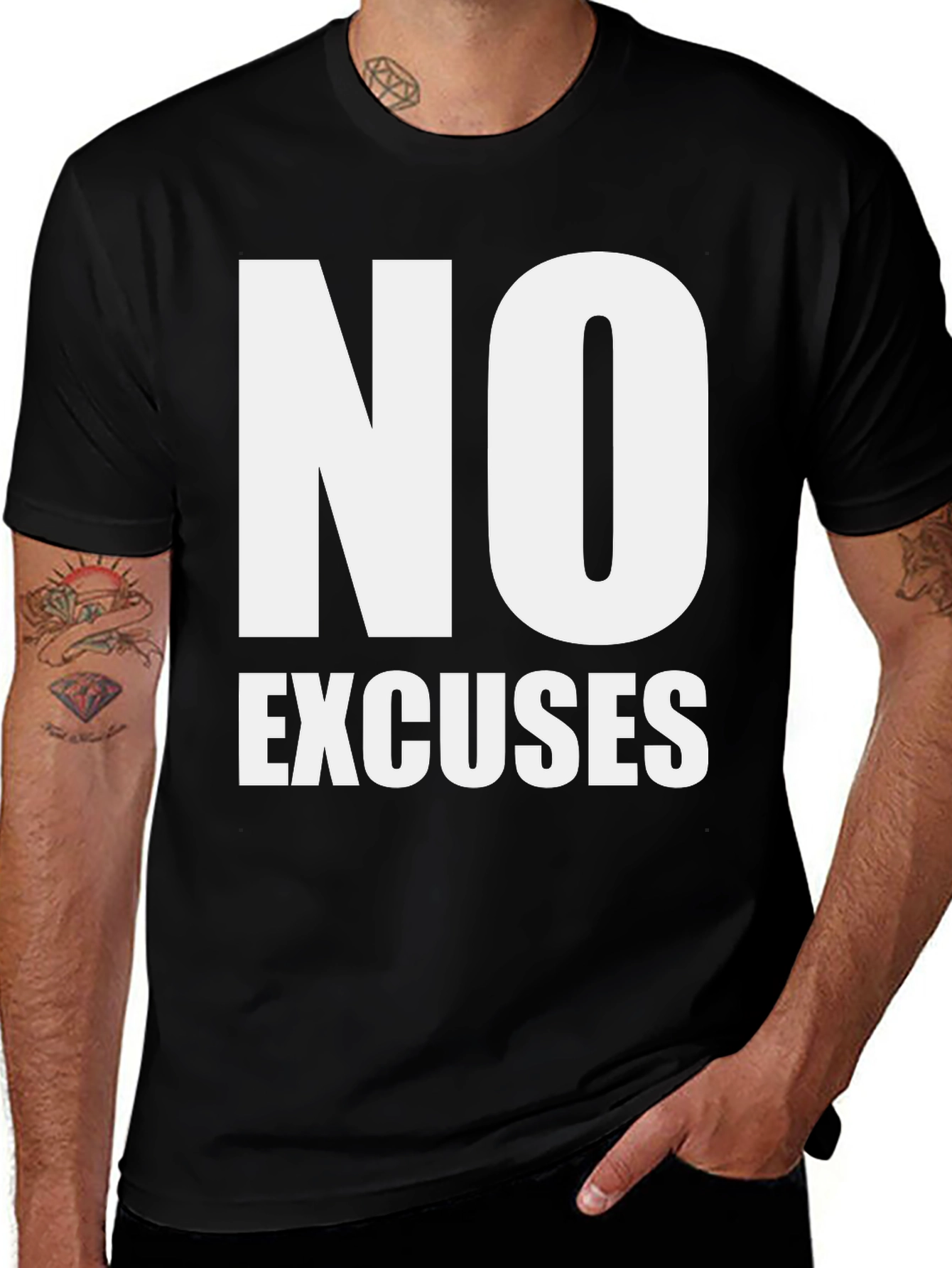 Variant 28 of No Excuses Graphic T-Shirt