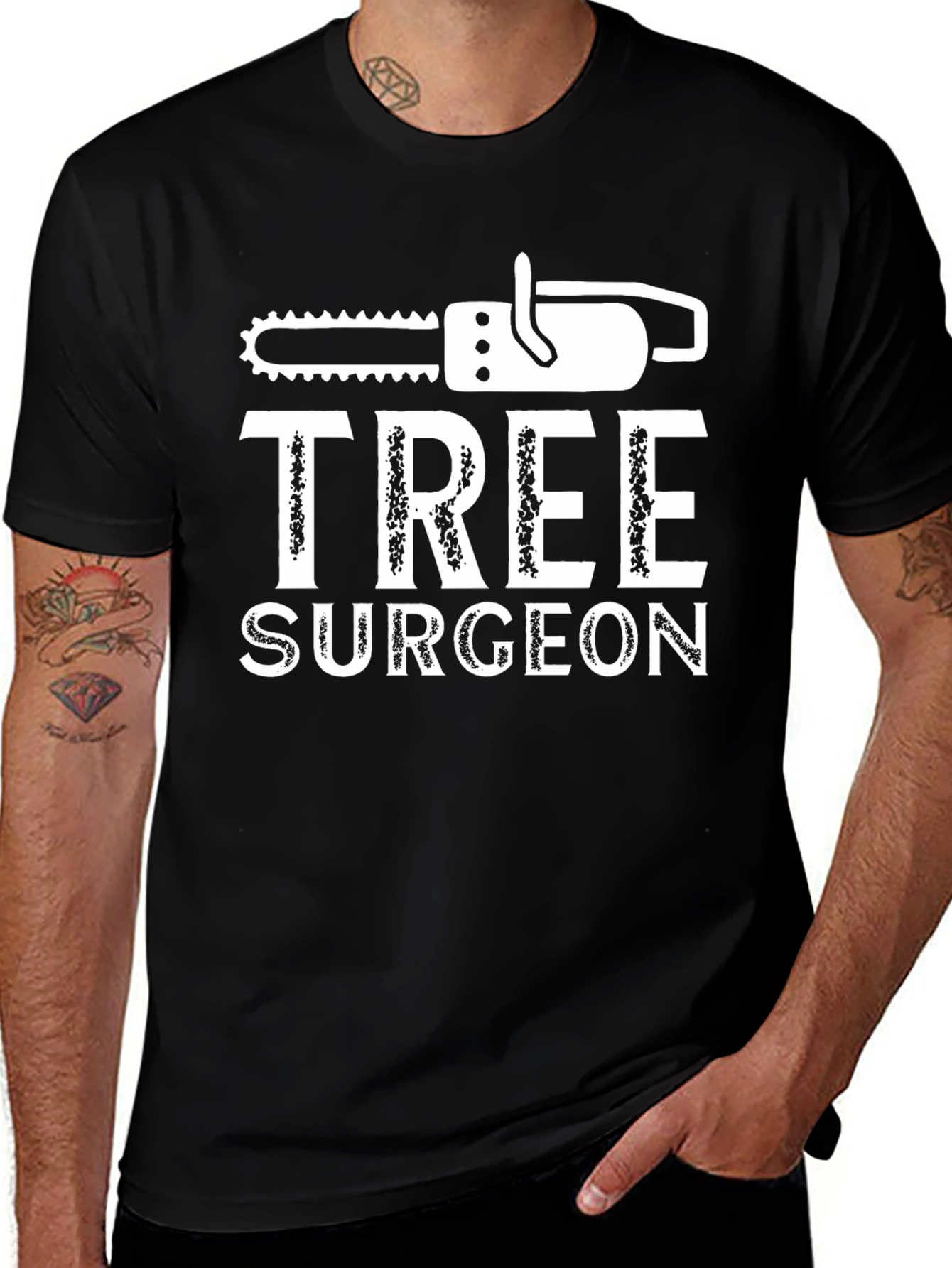 Tree Surgeon Graphic T-Shirt - Arborist Humor